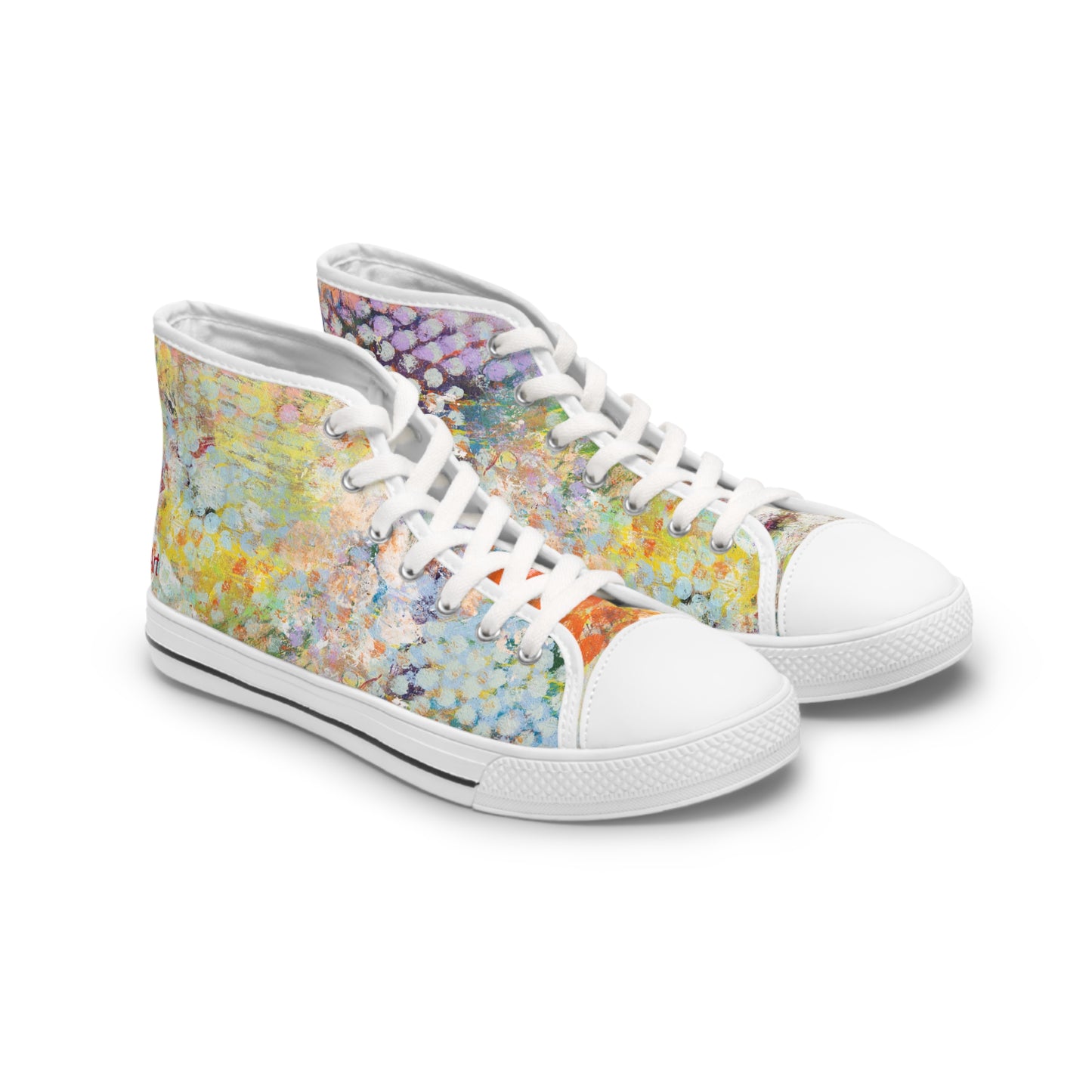 Flickering Sequins - Women's High Top Sneakers