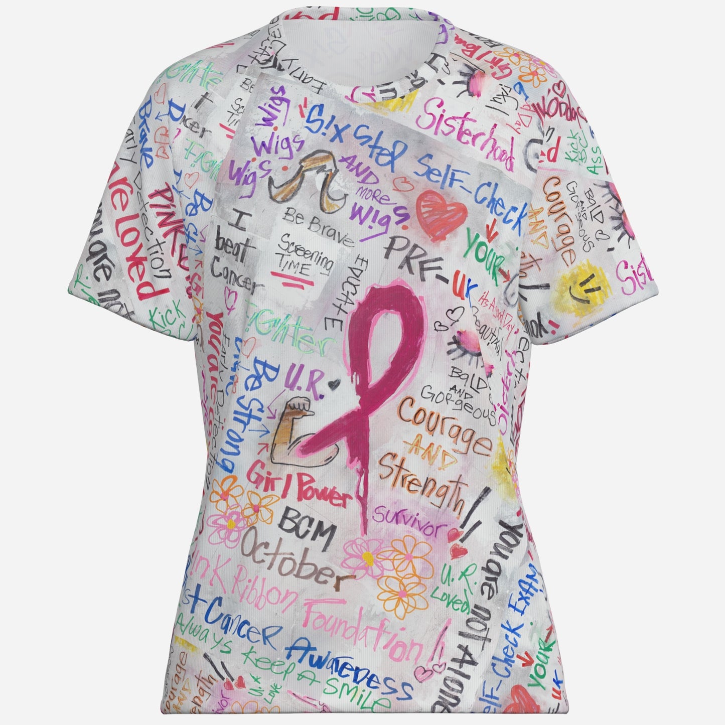 PRF-Breast Cancer Awareness-Women's Cotton T-Shirt