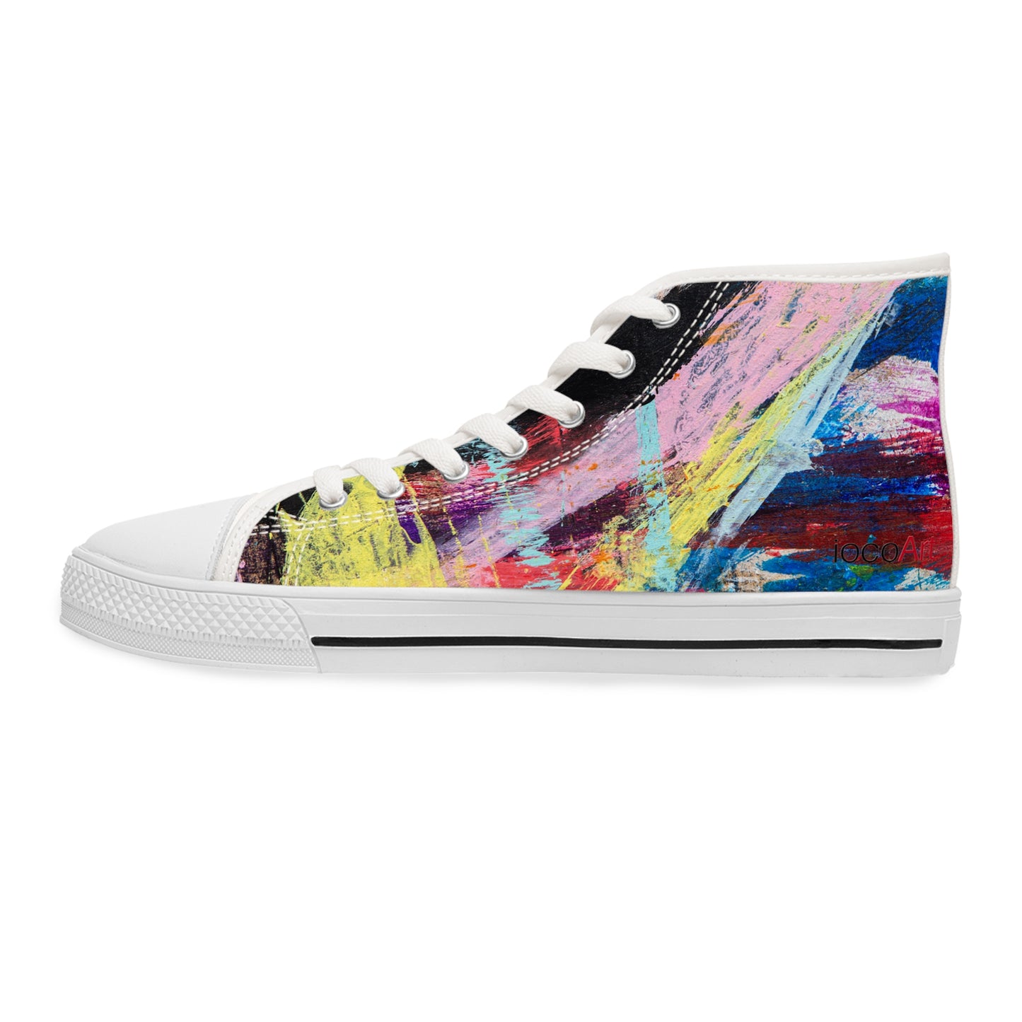 Flickering Shards - Women's High Top Sneakers