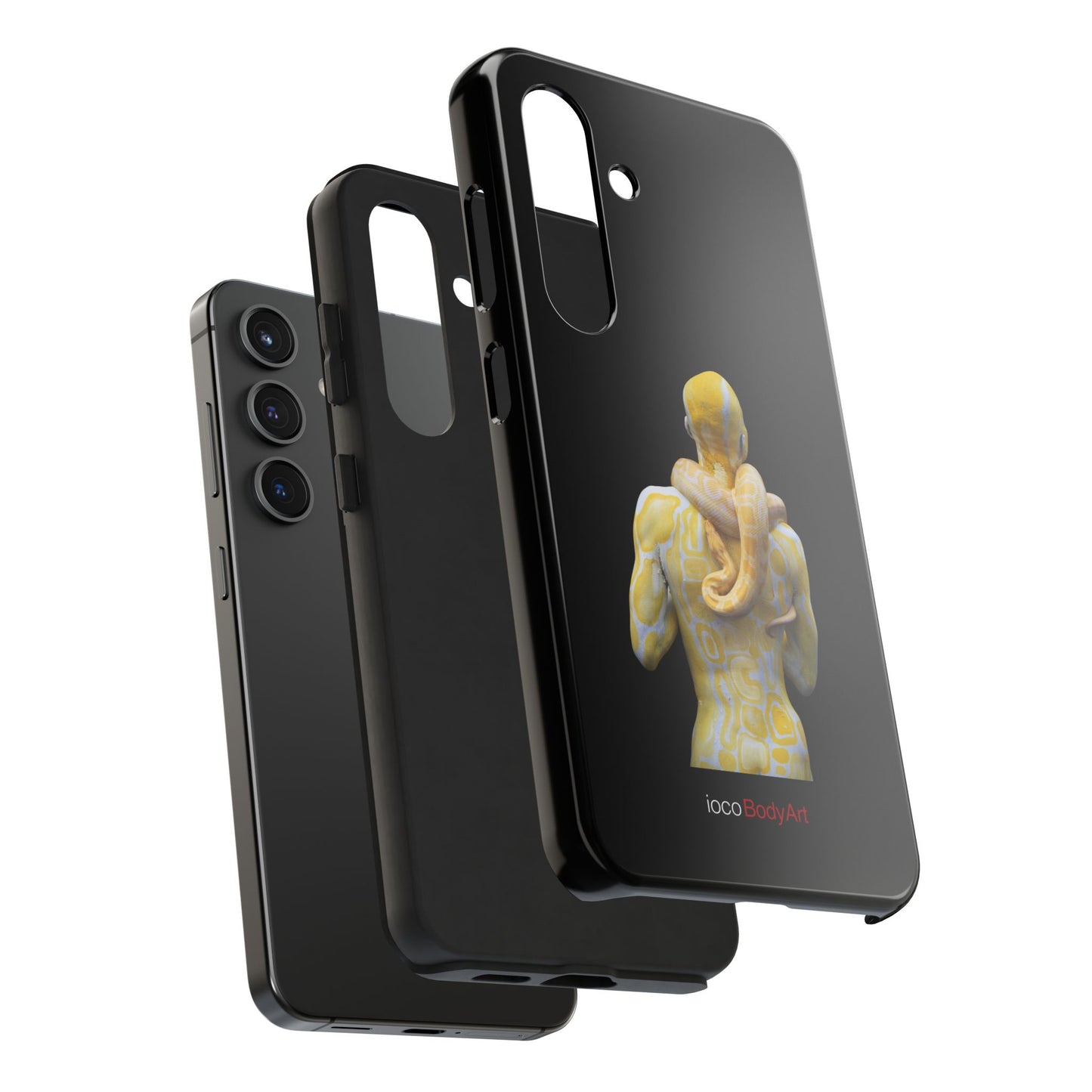 Albino Burmese Python - Tough Phone Cases