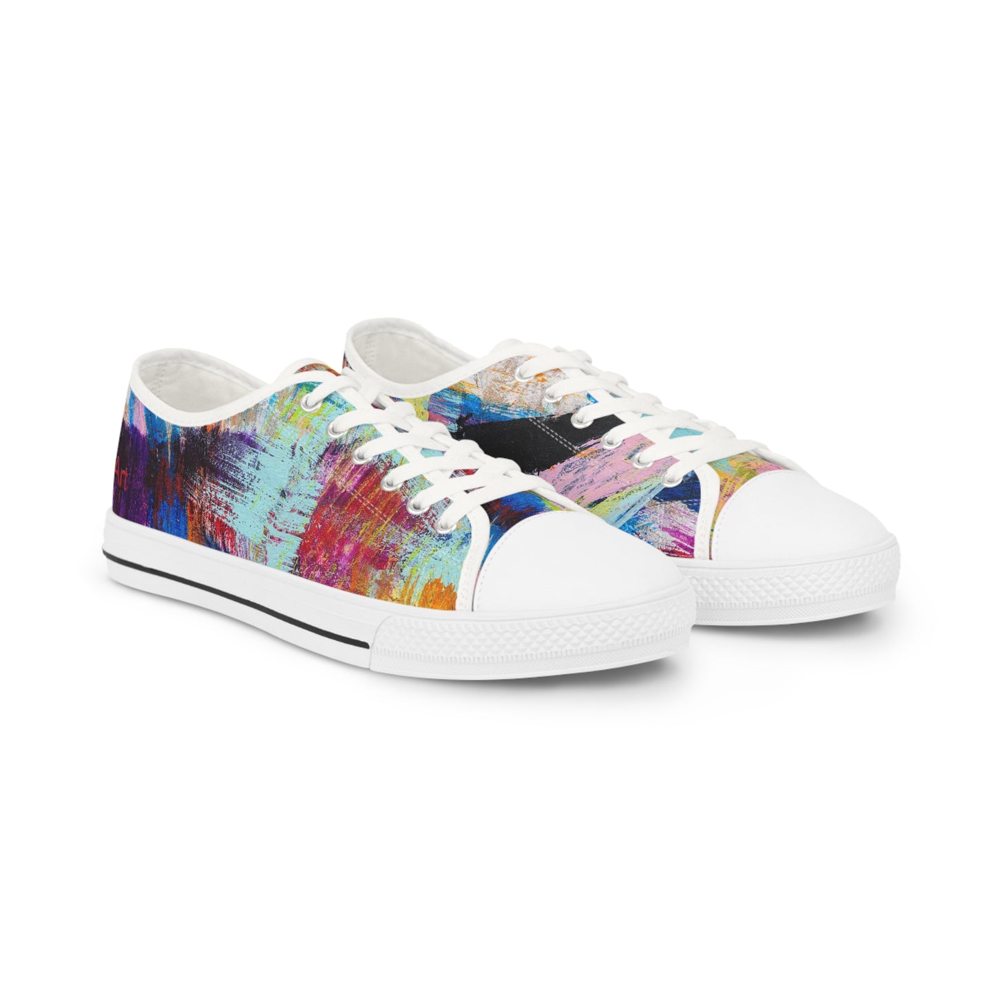 Flickering Shards - Men's Low Top Sneakers