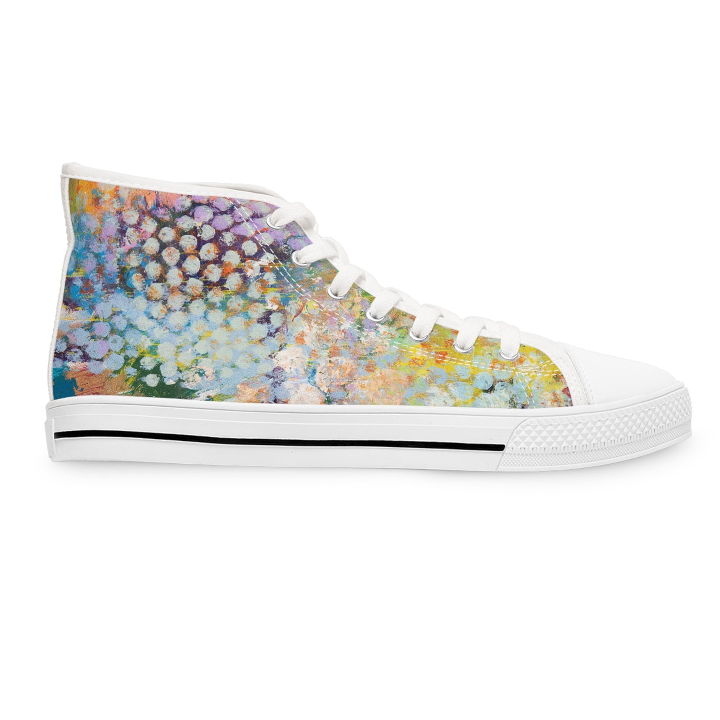 Flickering Sequins - Women's High Top Sneakers