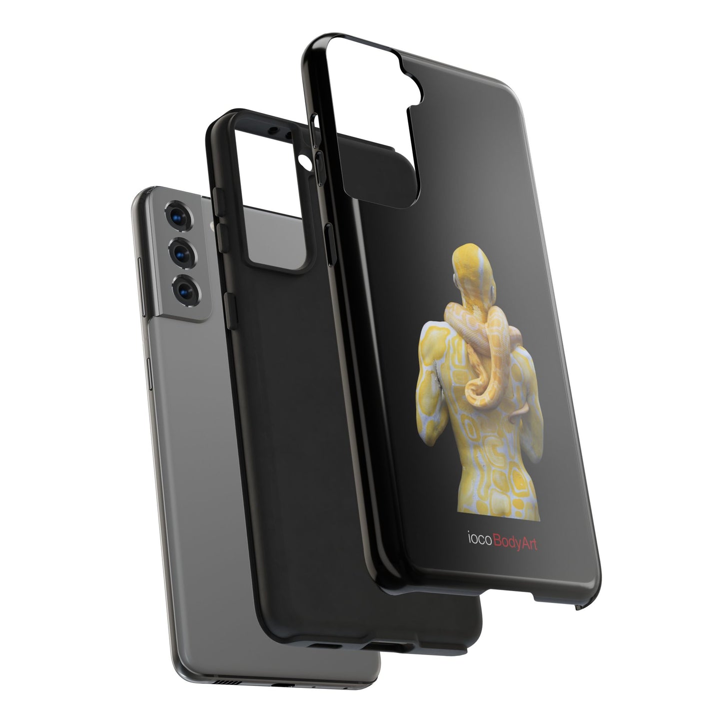 Albino Burmese Python - Tough Phone Cases