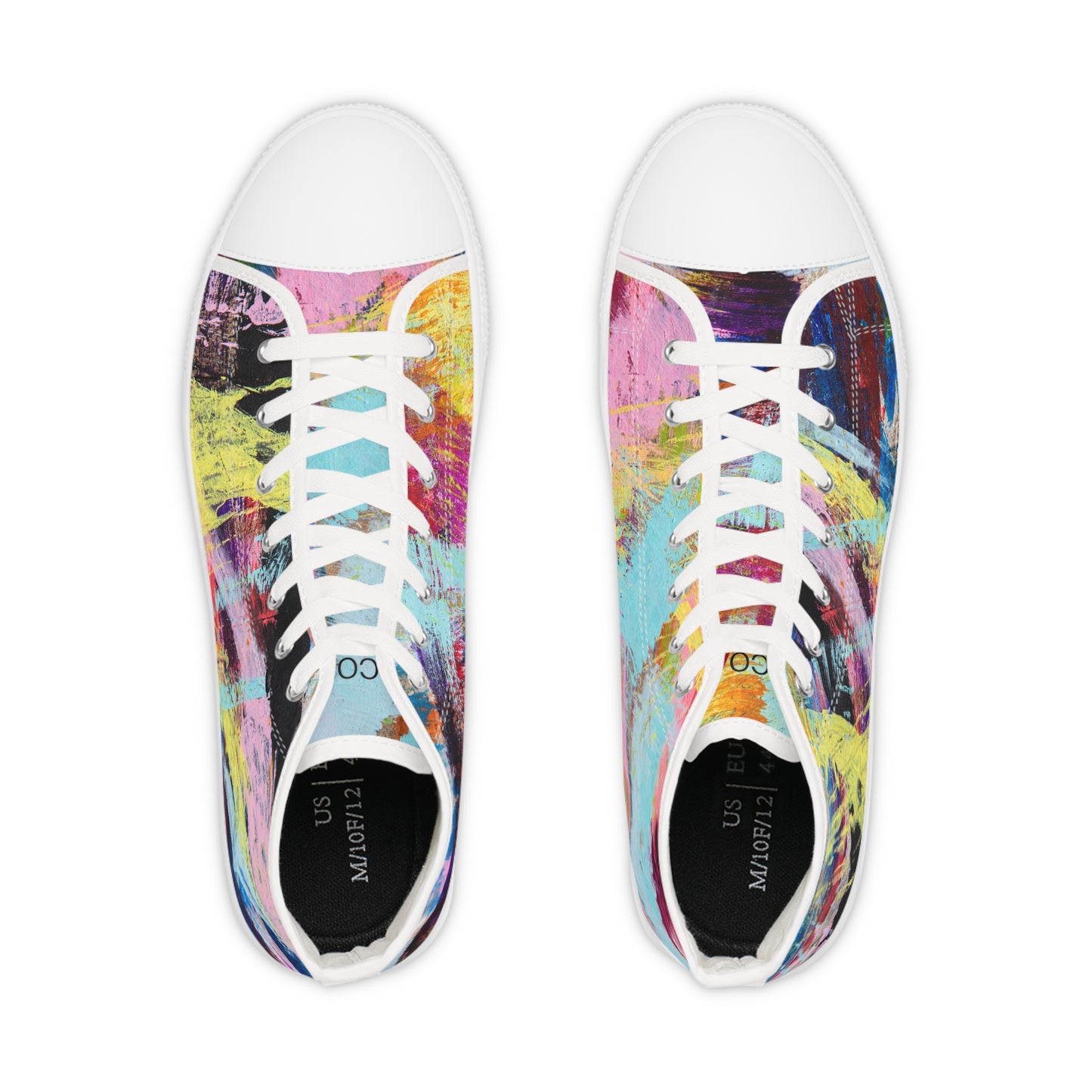 Flickering Shards - Men's High Top Sneakers