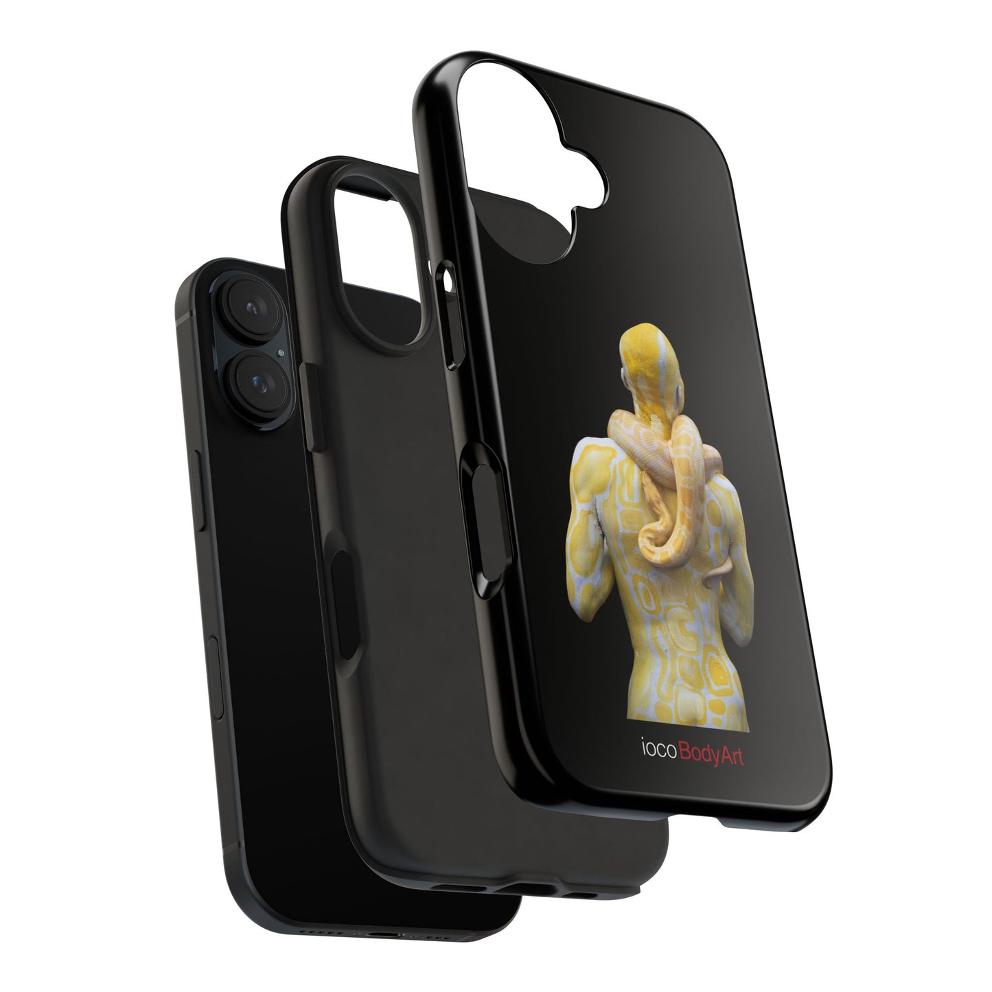 Albino Burmese Python - Tough Phone Cases