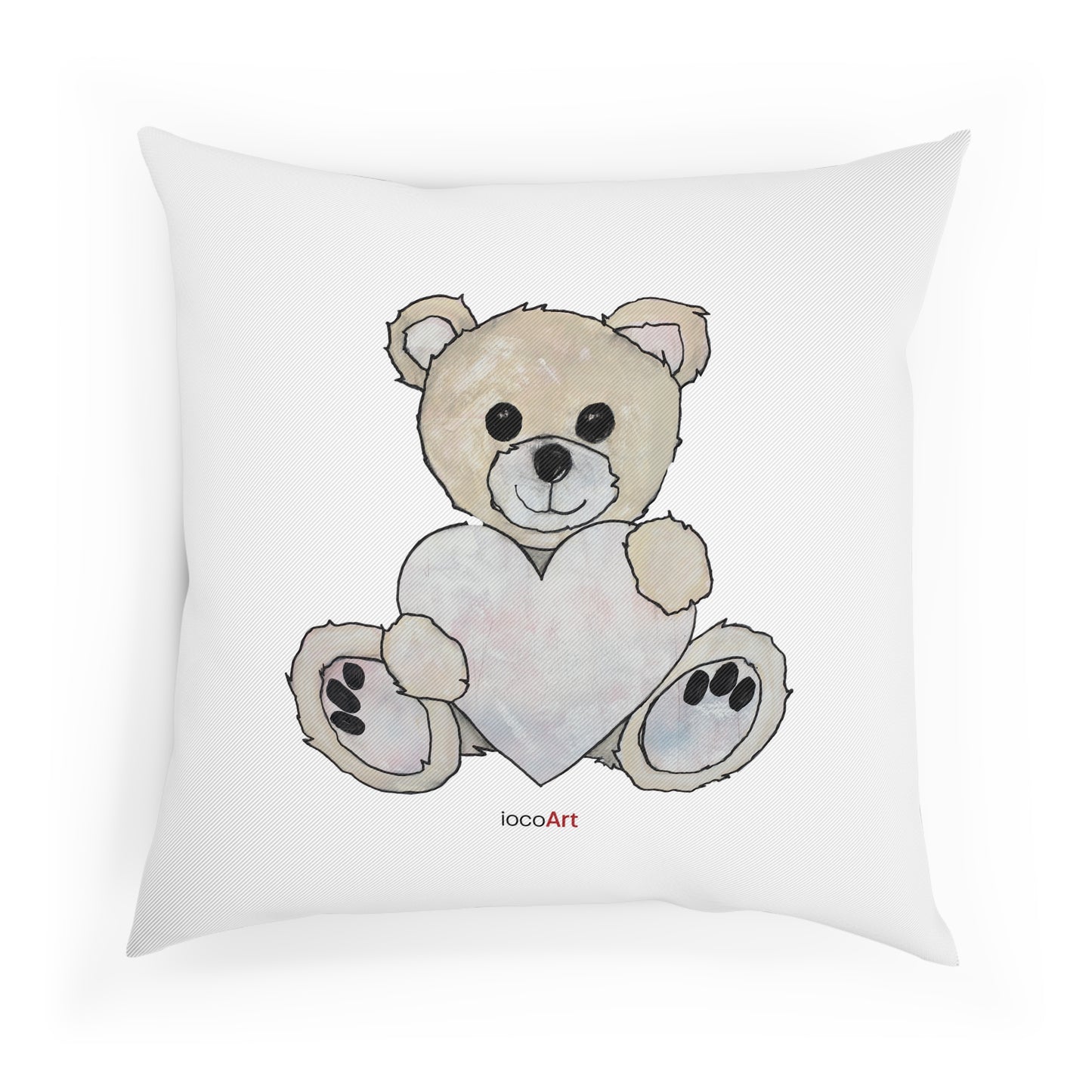 Teddy Bear, Blonde - Cushion