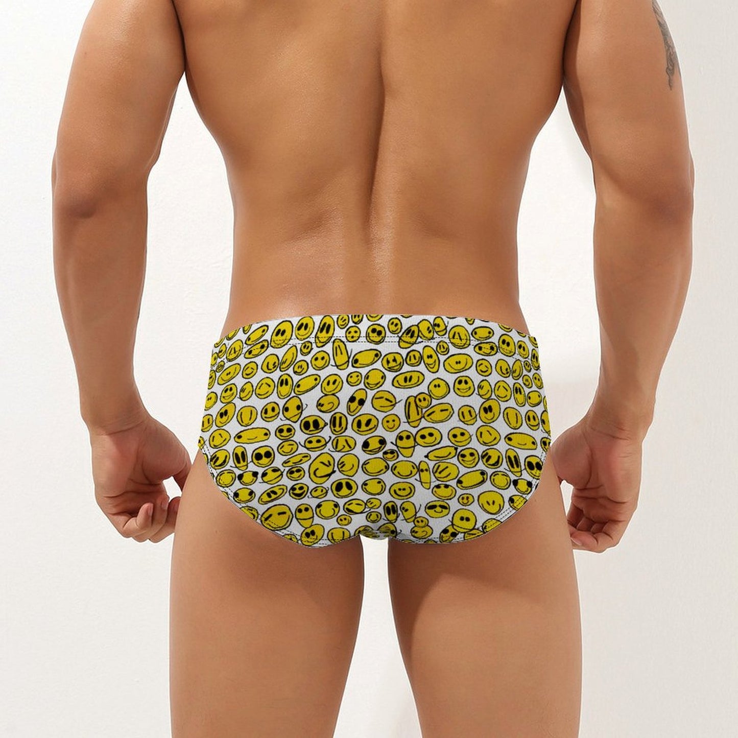 YELLOW SMILES - Men's Swim Briefs