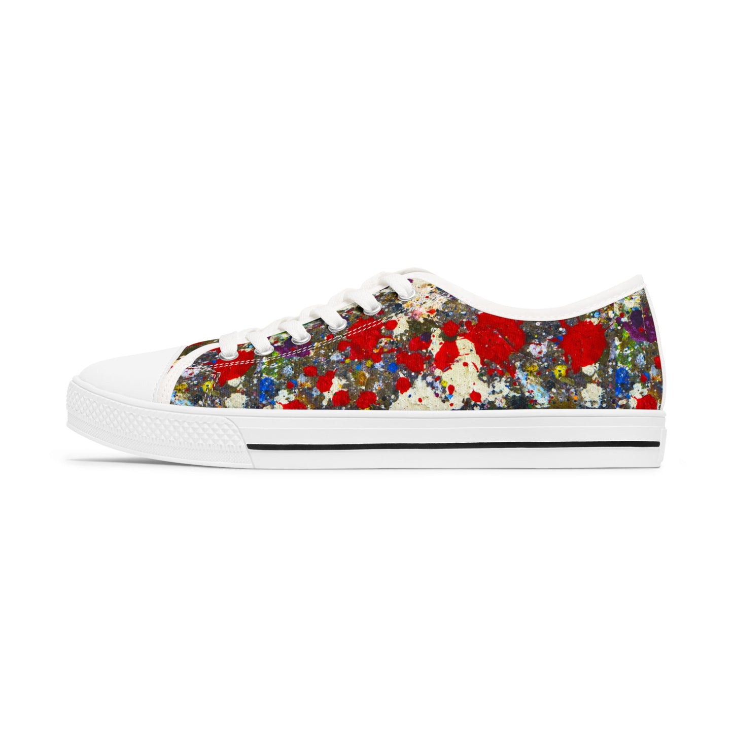 Orbiting Scarlett - Women's Low Top Sneakers