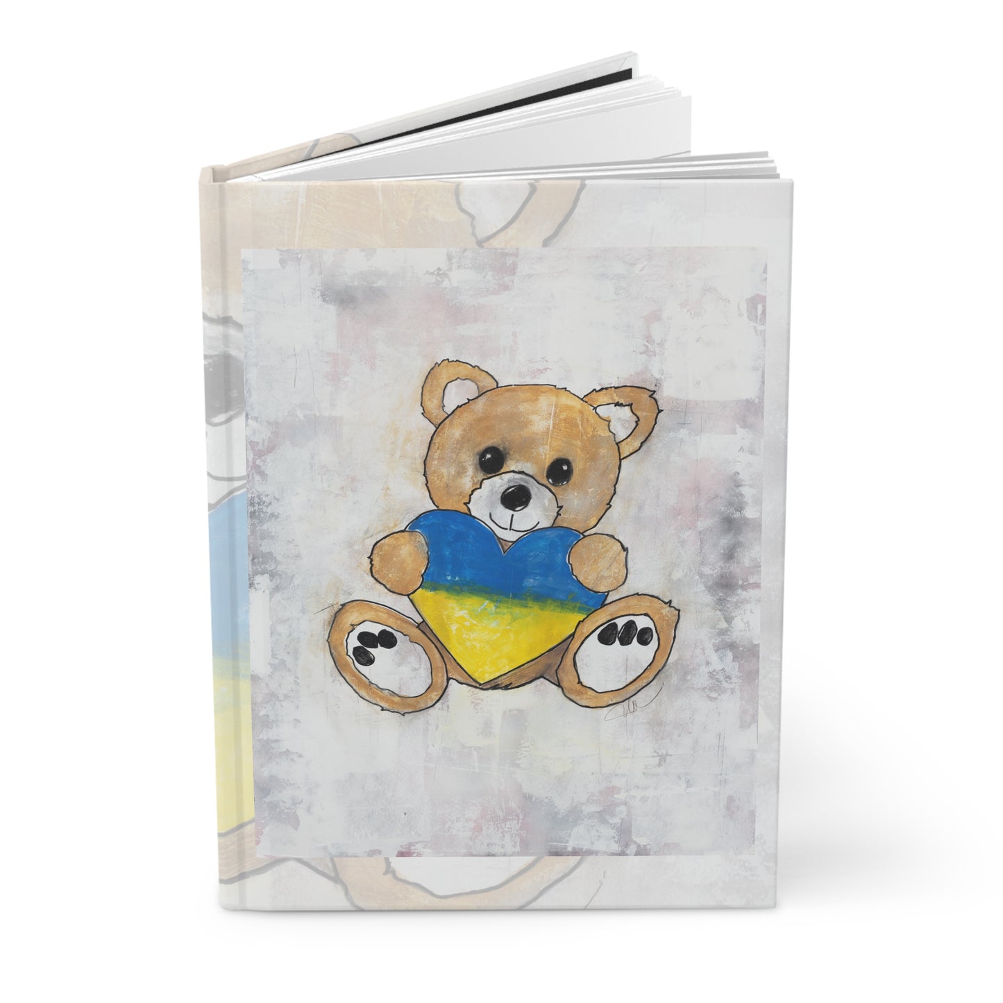 Teddy Bear Golden, Ukraine Heart - Journal