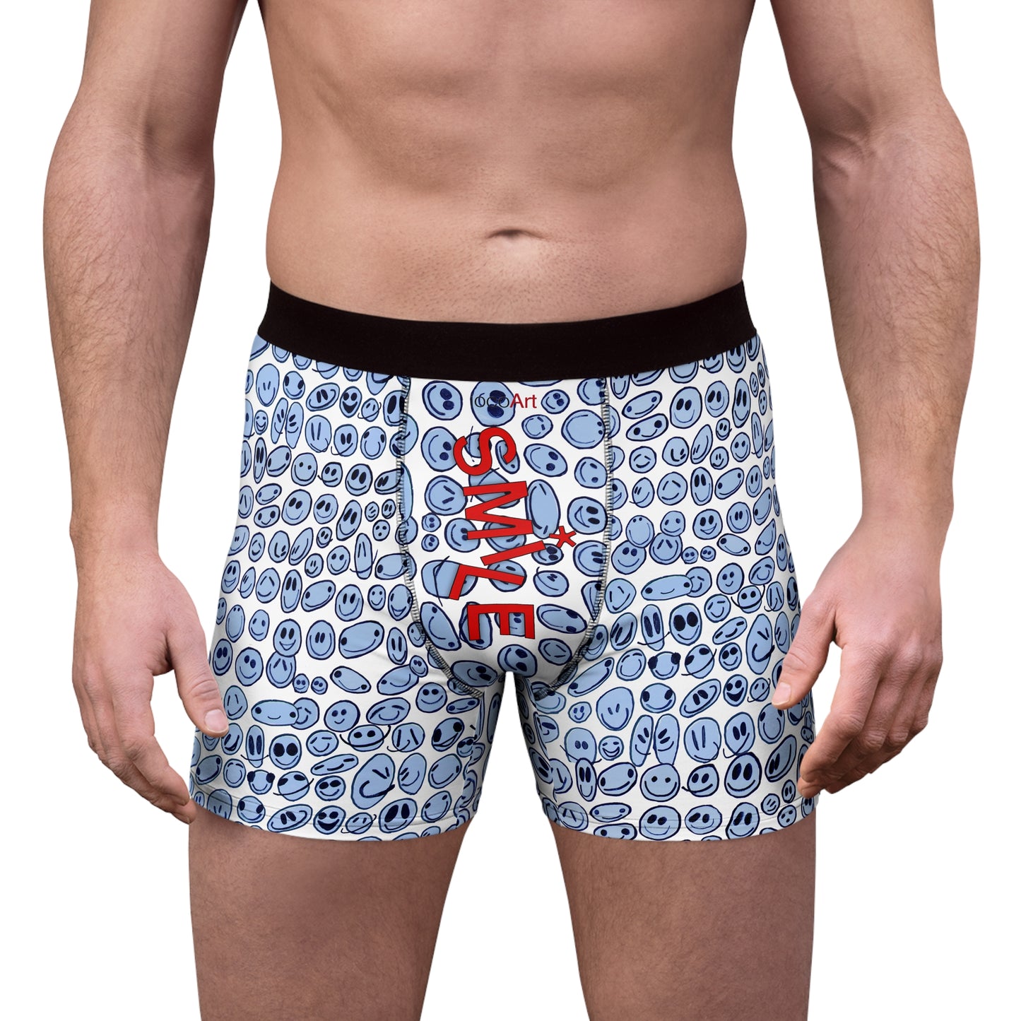 BLUE SMILES - Men's Boxer Briefs