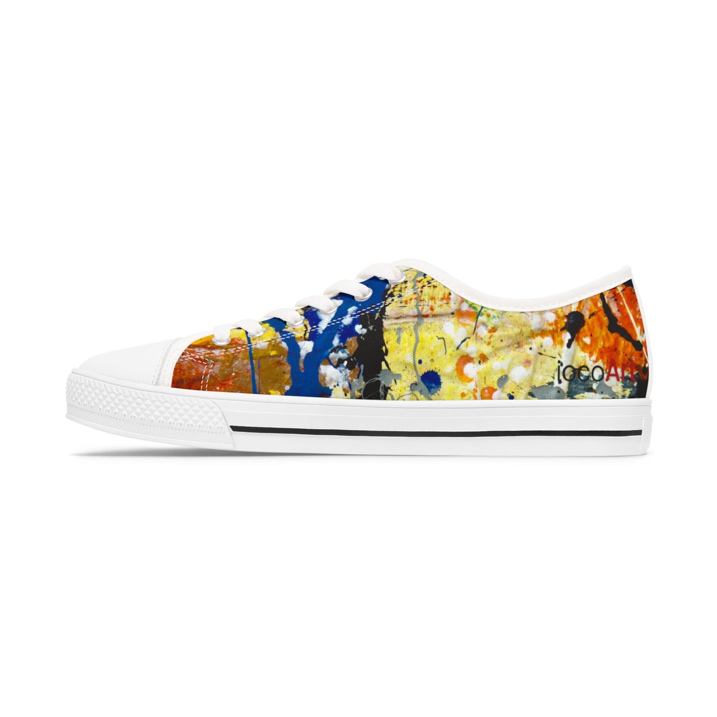 Wish Blue - Women's Low Top Sneakers