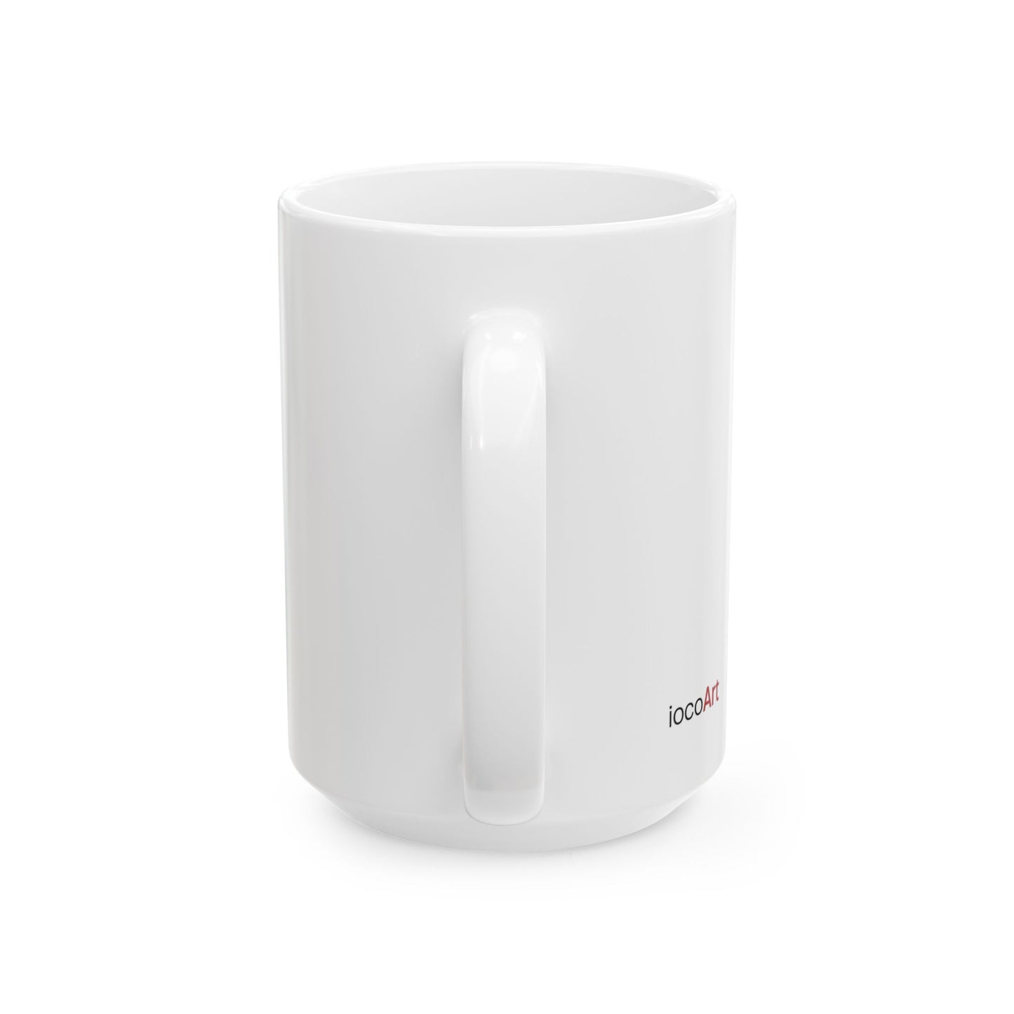BLUE Heart SMILES - Ceramic Mug, (11oz, 15oz)
