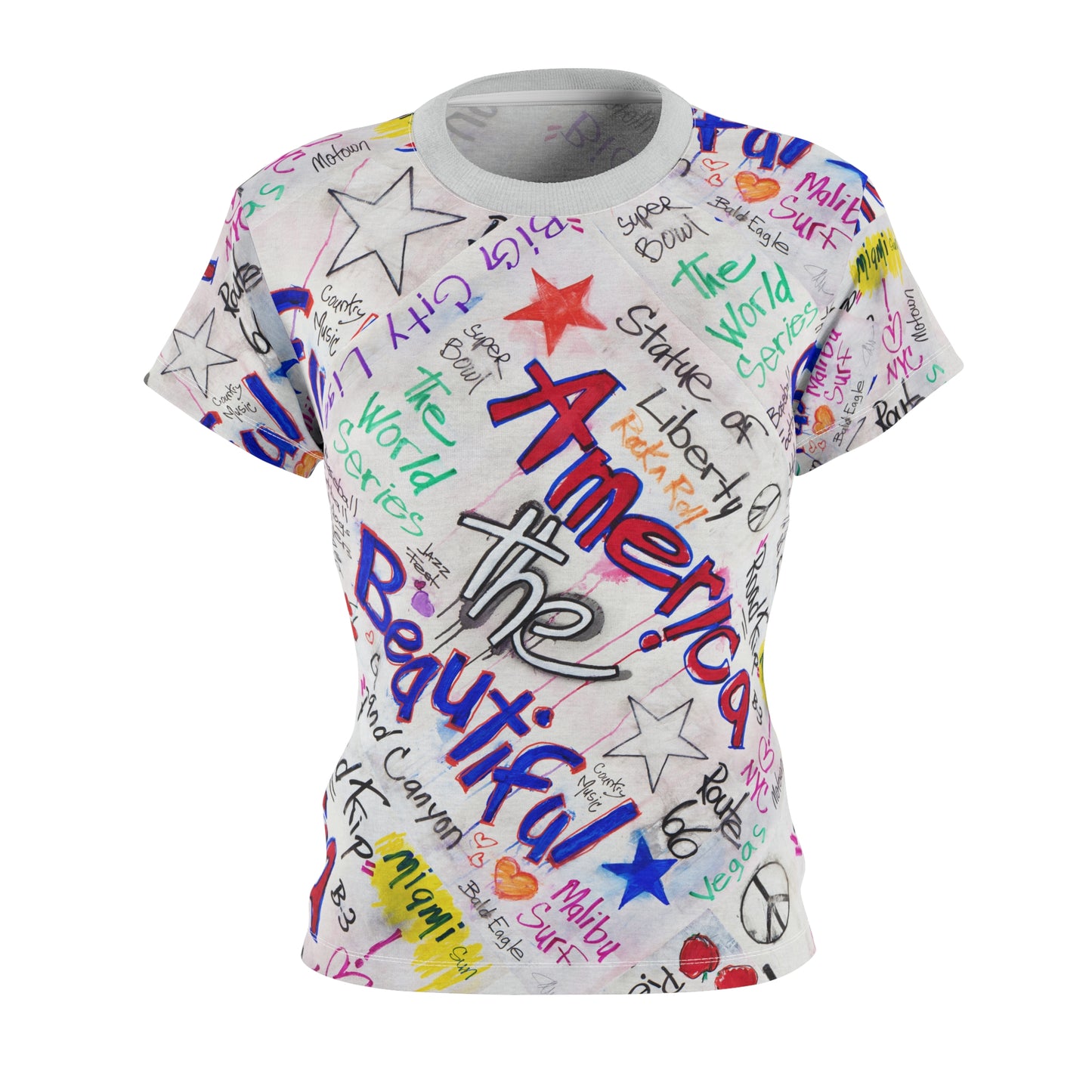 America the Beautiful - Women's Cut & Sew Tee