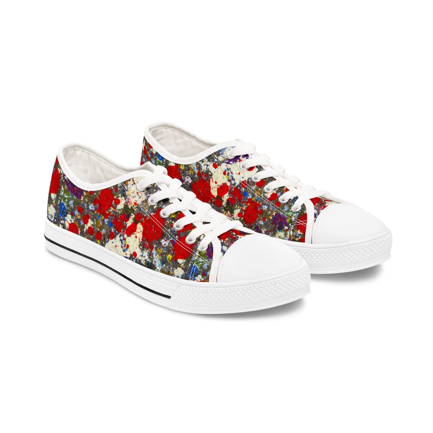 Orbiting Scarlett - Women's Low Top Sneakers