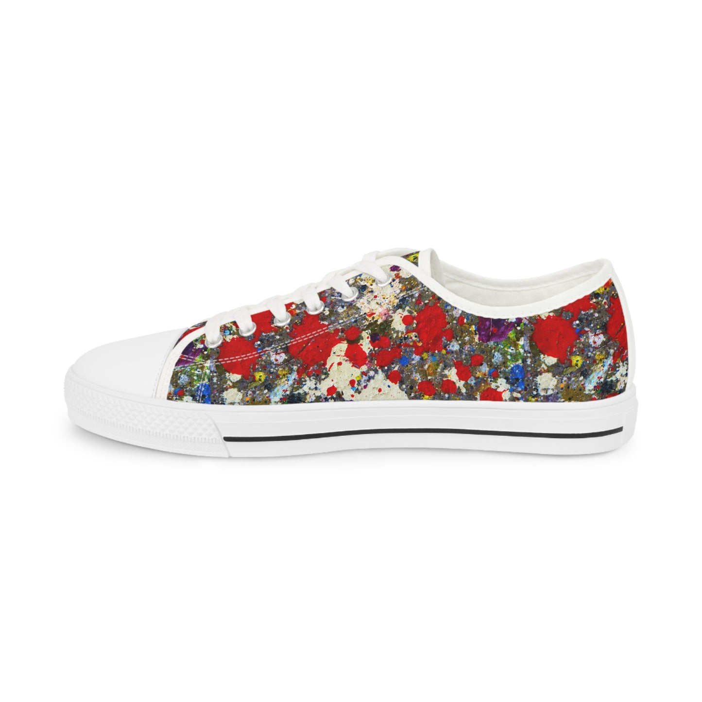 Orbiting Scarlett - Men's Low Top Sneakers