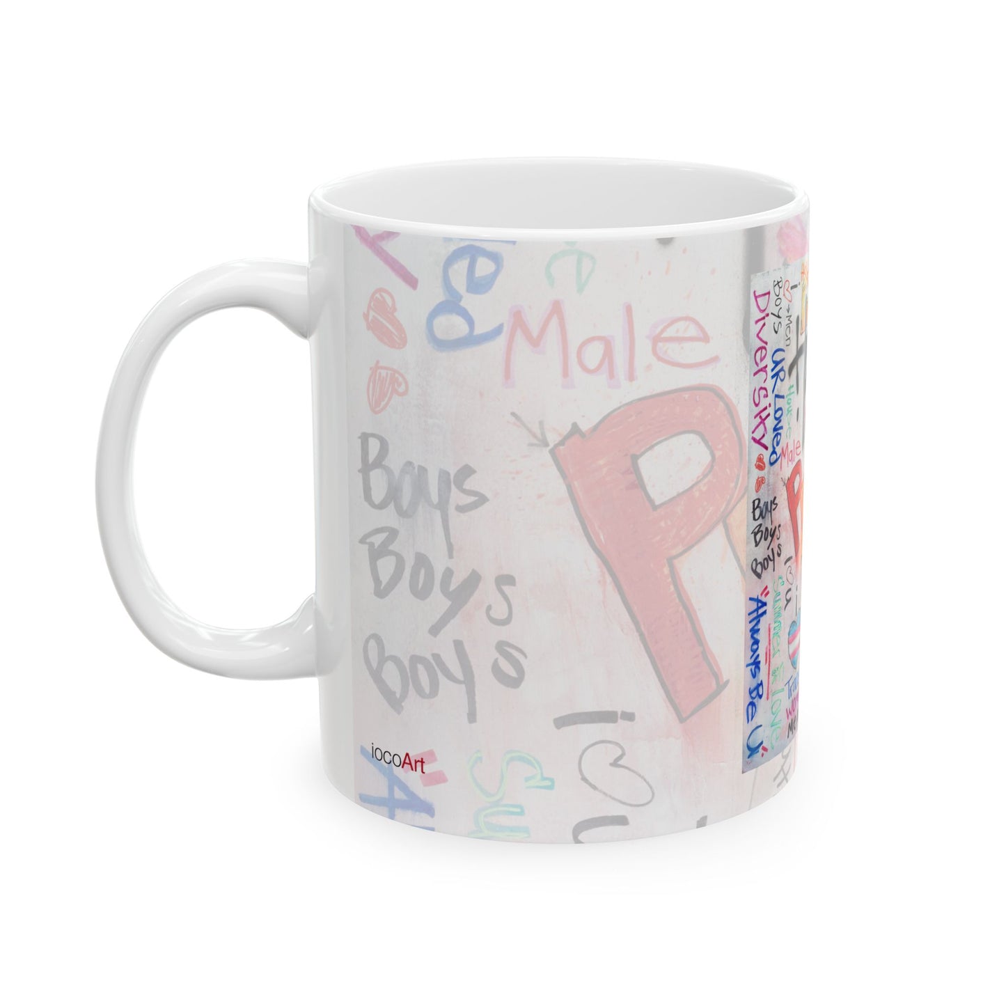 Happy Pride - Ceramic Mug, (11oz, 15oz)
