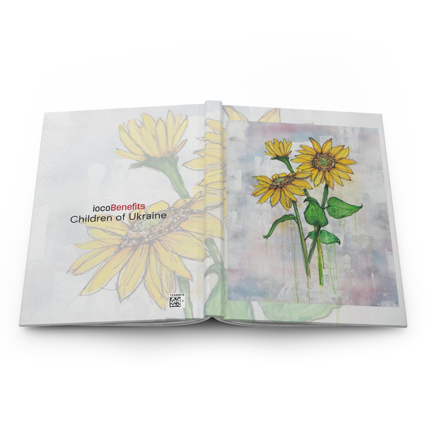 Sunflowers of Ukraine - Hardcover Journal