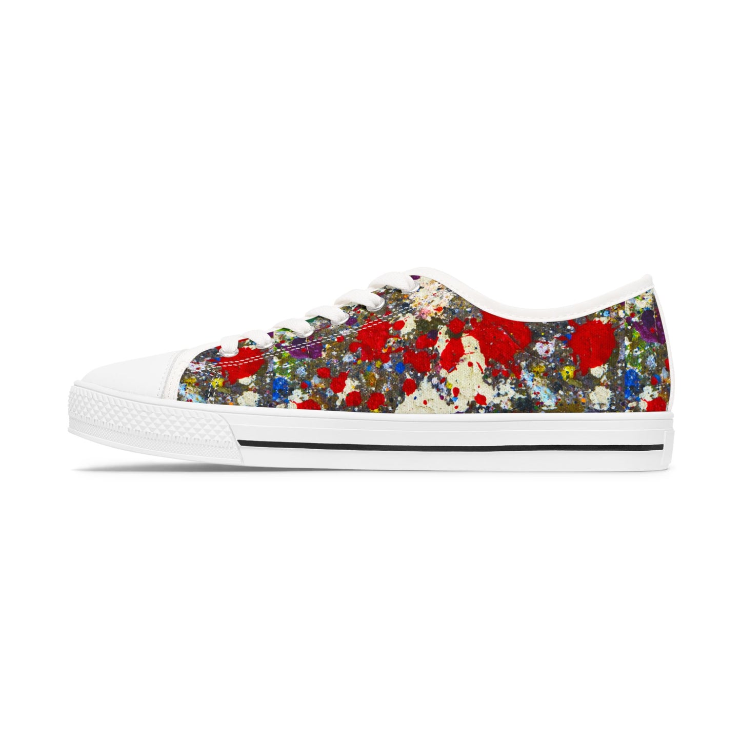Orbiting Scarlett - Women's Low Top Sneakers