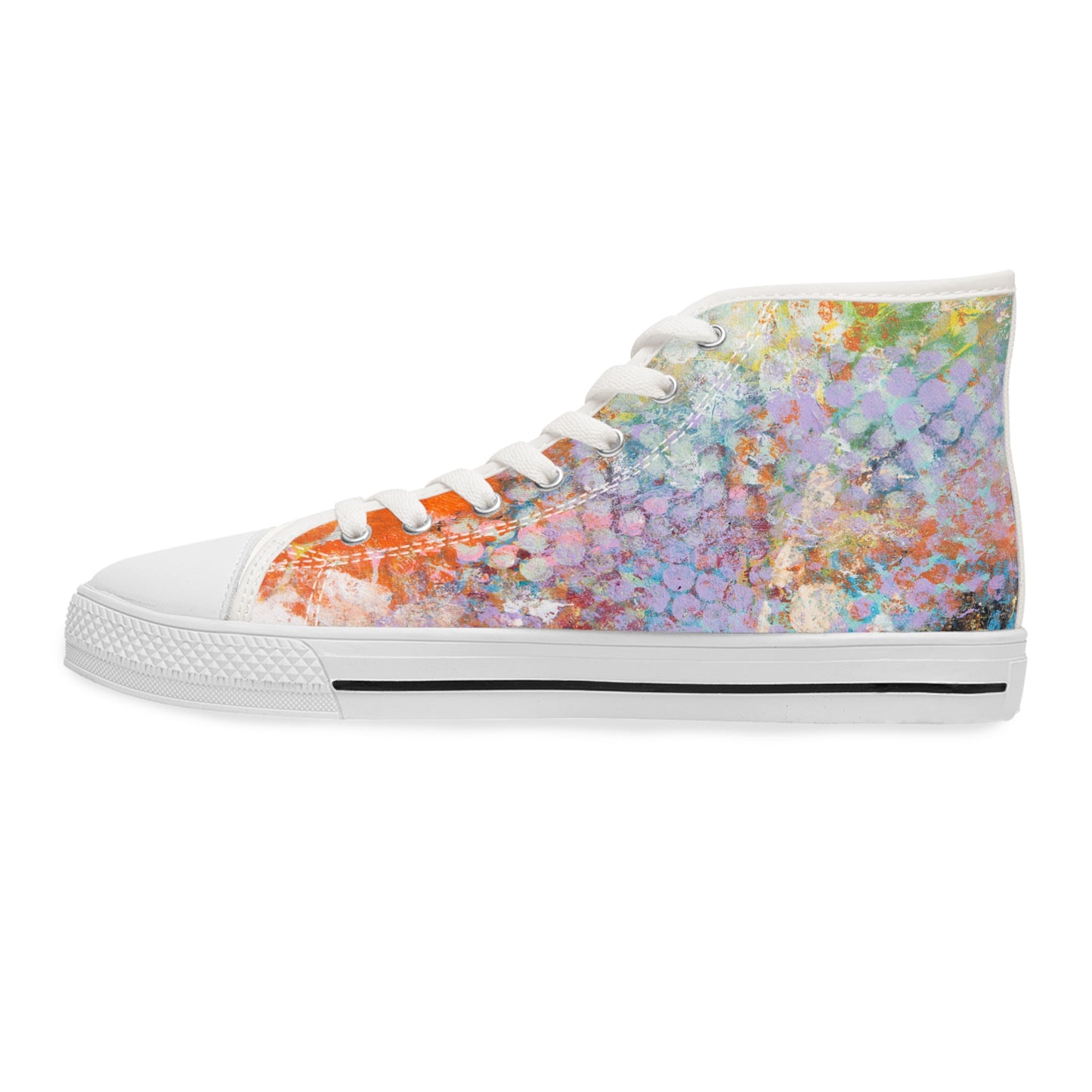 Flickering Sequins - Women's High Top Sneakers