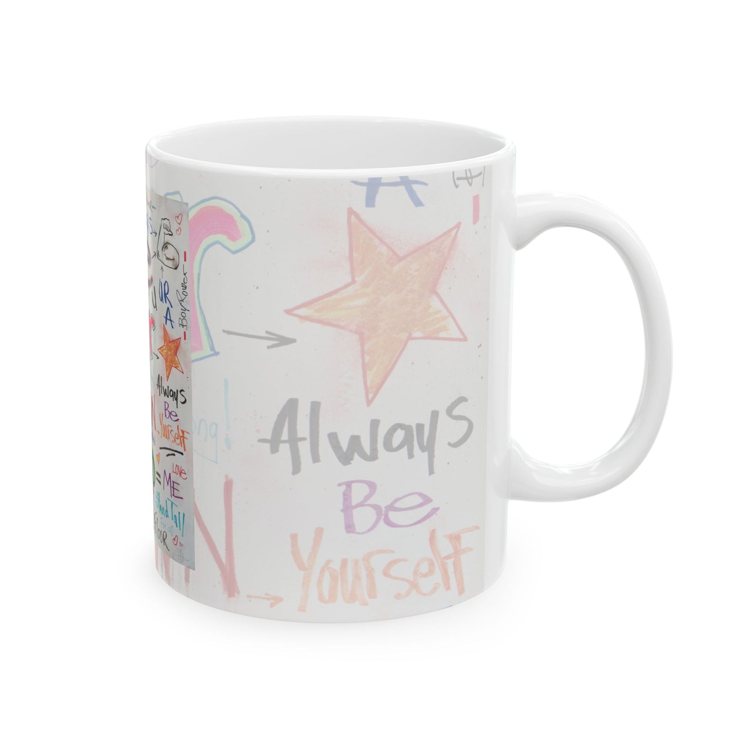 Be your own Hero - Ceramic Mug, (11oz, 15oz)