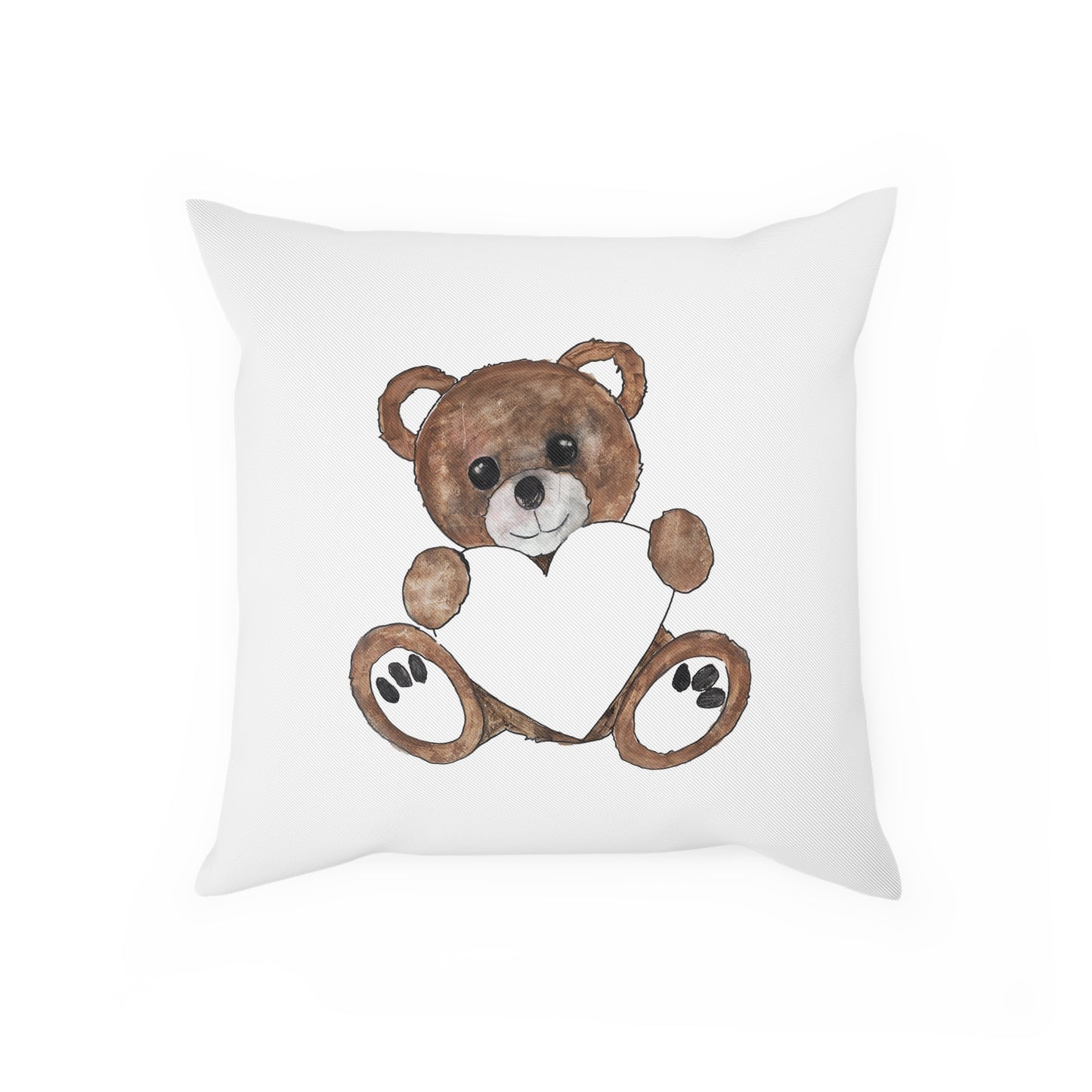 Teddy Bear, Brown - Cushion