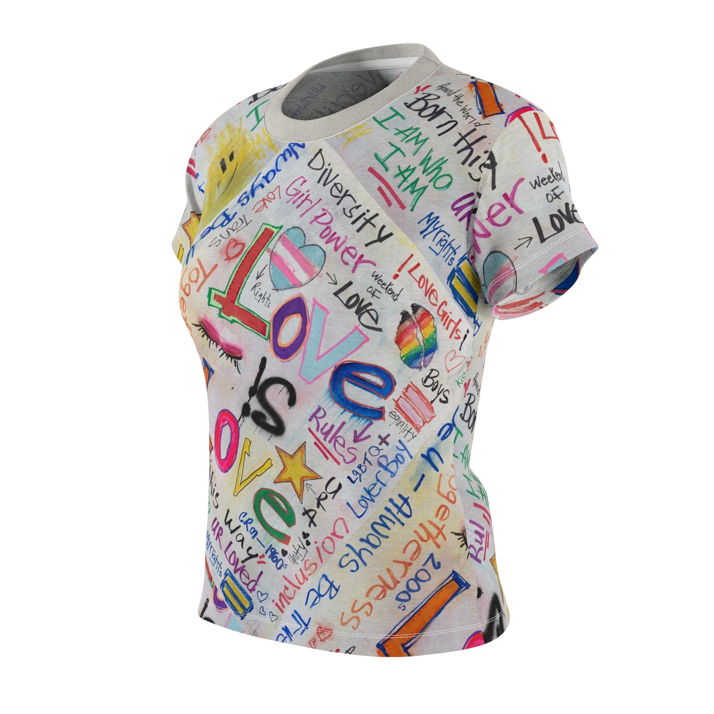 Love is Love - Women's Cut & Sew Tee