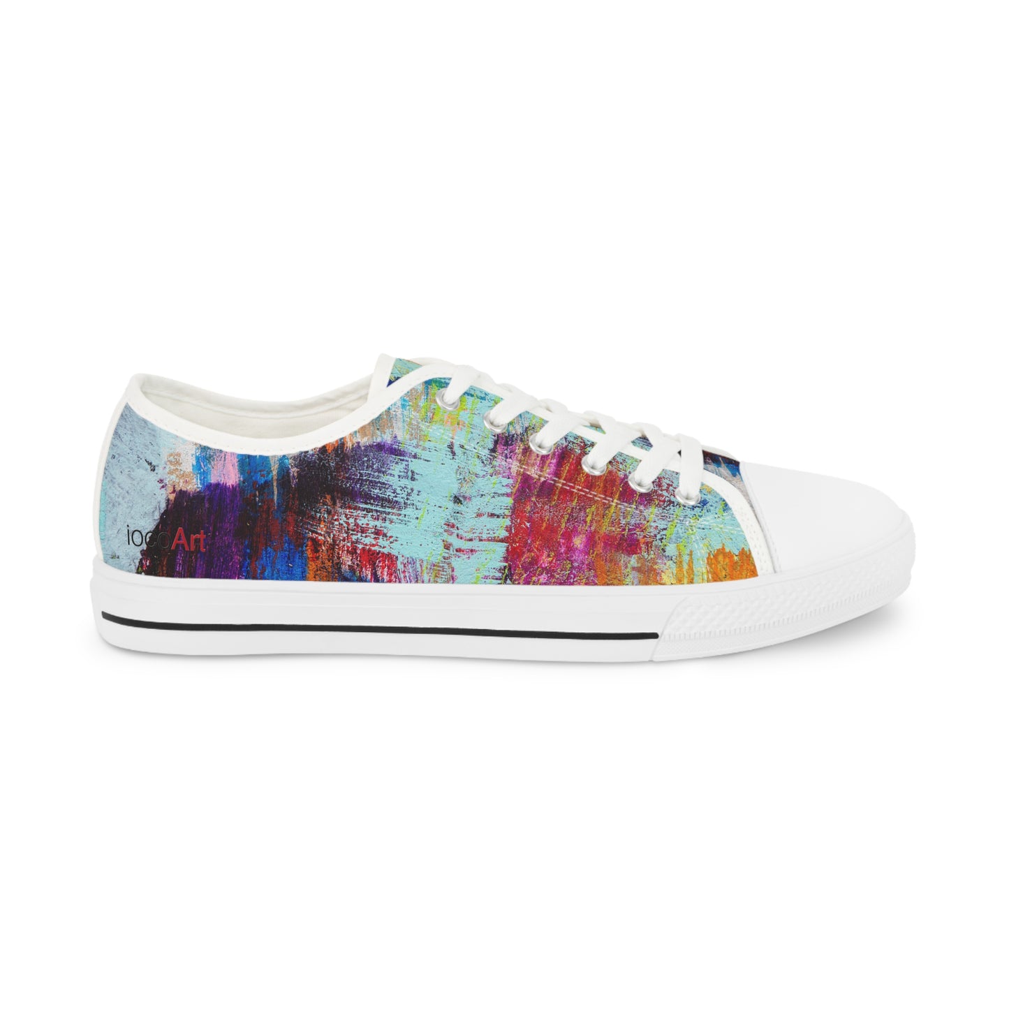 Flickering Shards - Men's Low Top Sneakers