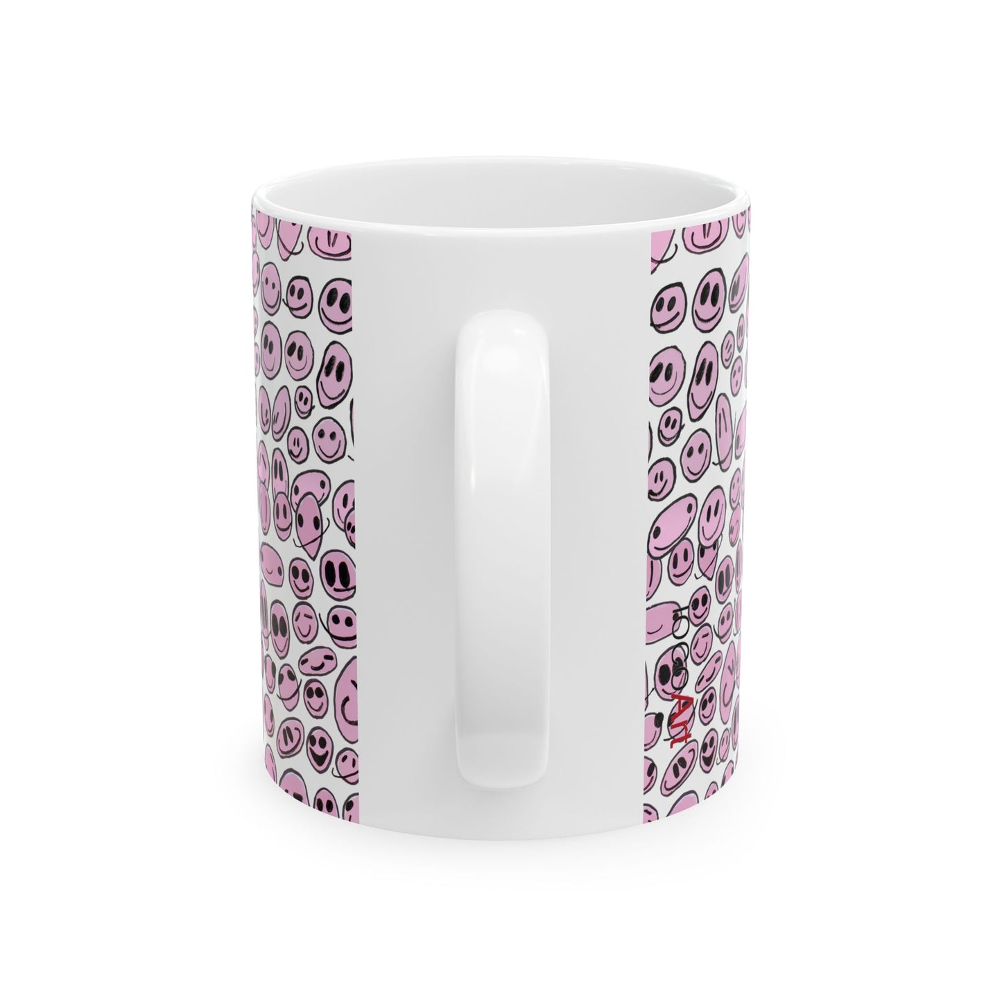 PINK SMILES - Ceramic Mug, (11oz, 15oz)