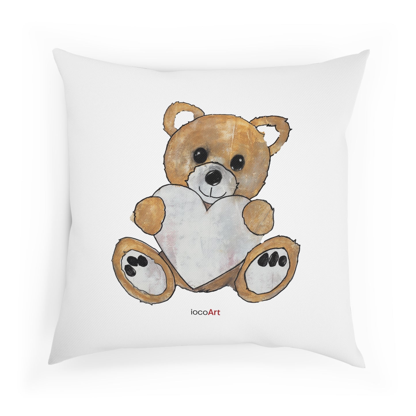 Teddy Bear, Golden - Cushion