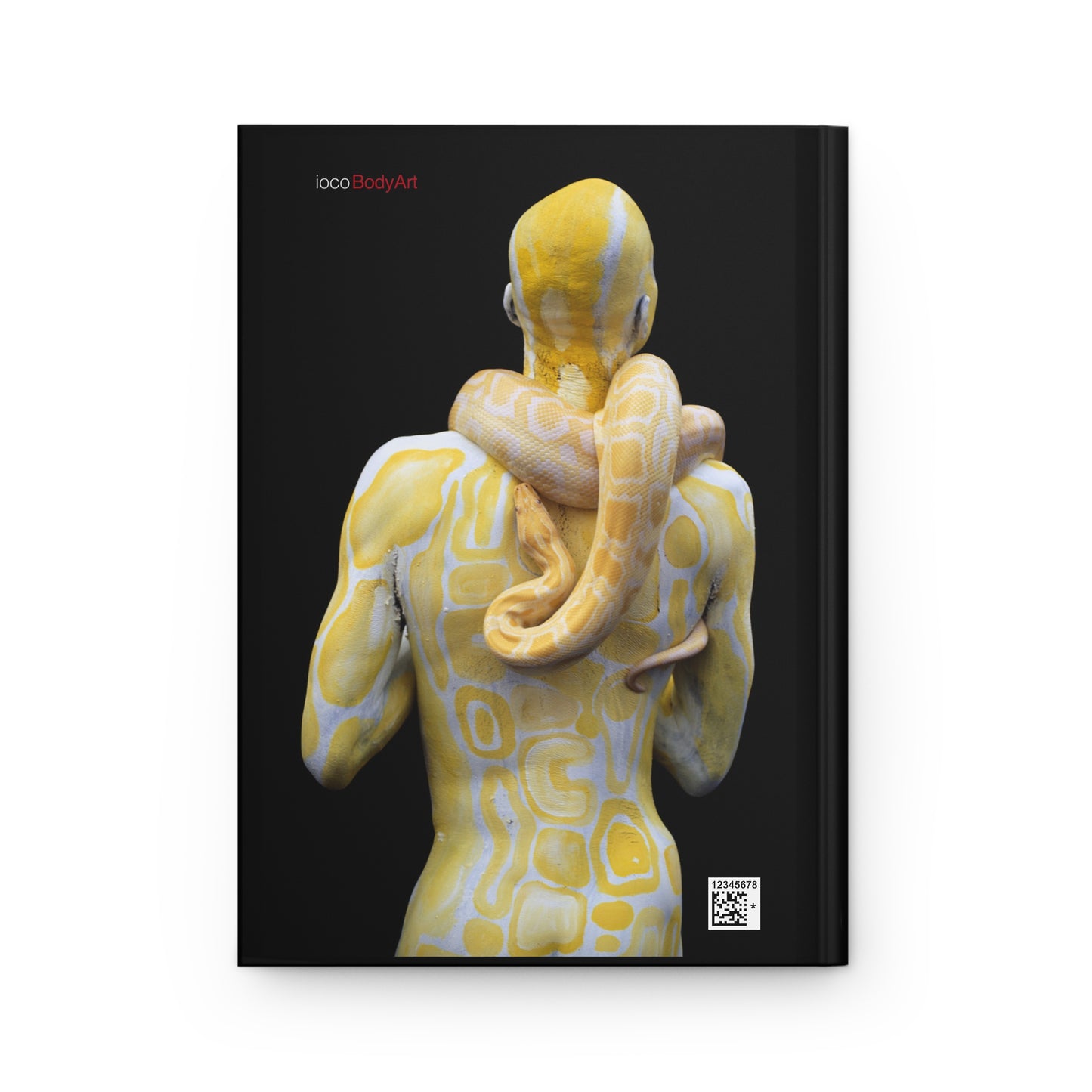 Albino Burmese Python - Hardcover Journal Matte