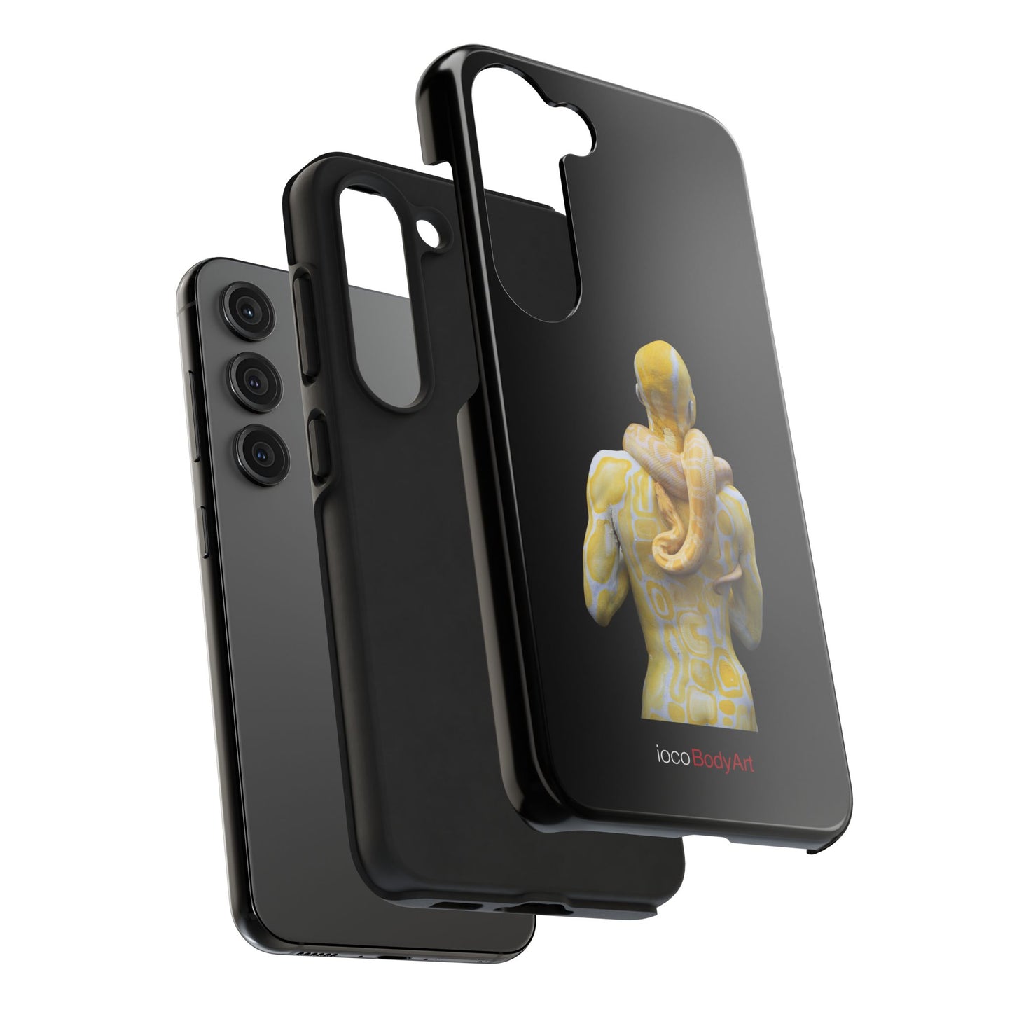 Albino Burmese Python - Tough Phone Cases