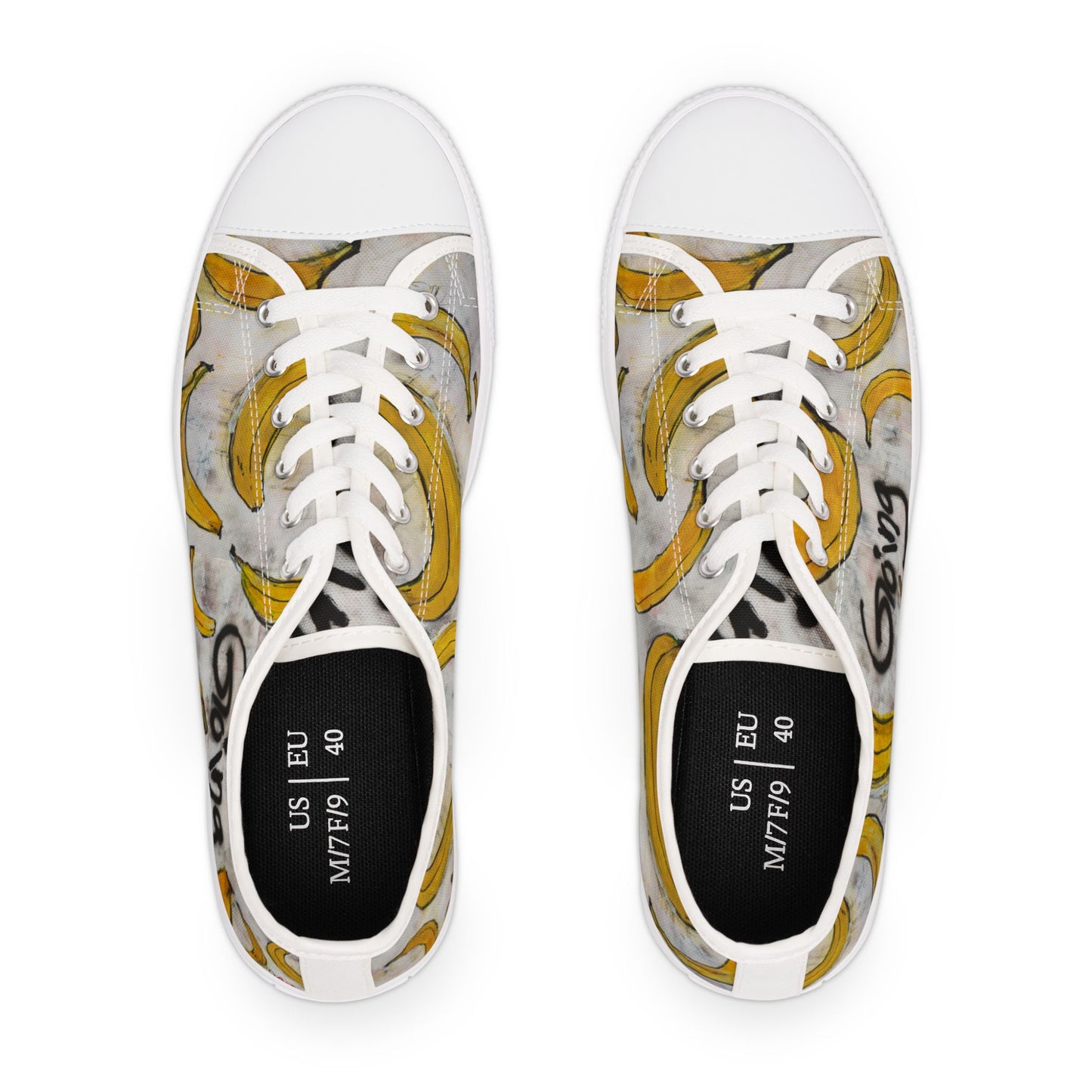 Going Bananas - Women's Low Top Sneakers