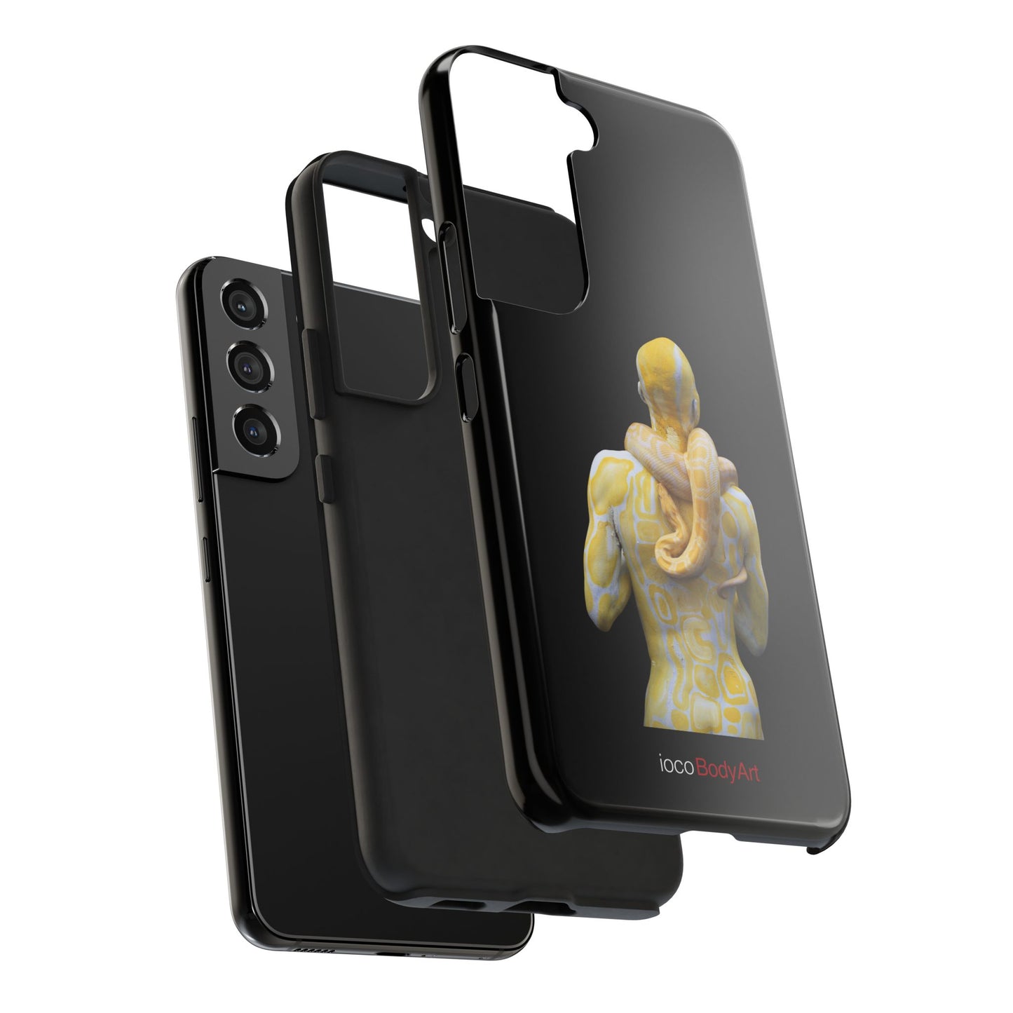 Albino Burmese Python - Tough Phone Cases