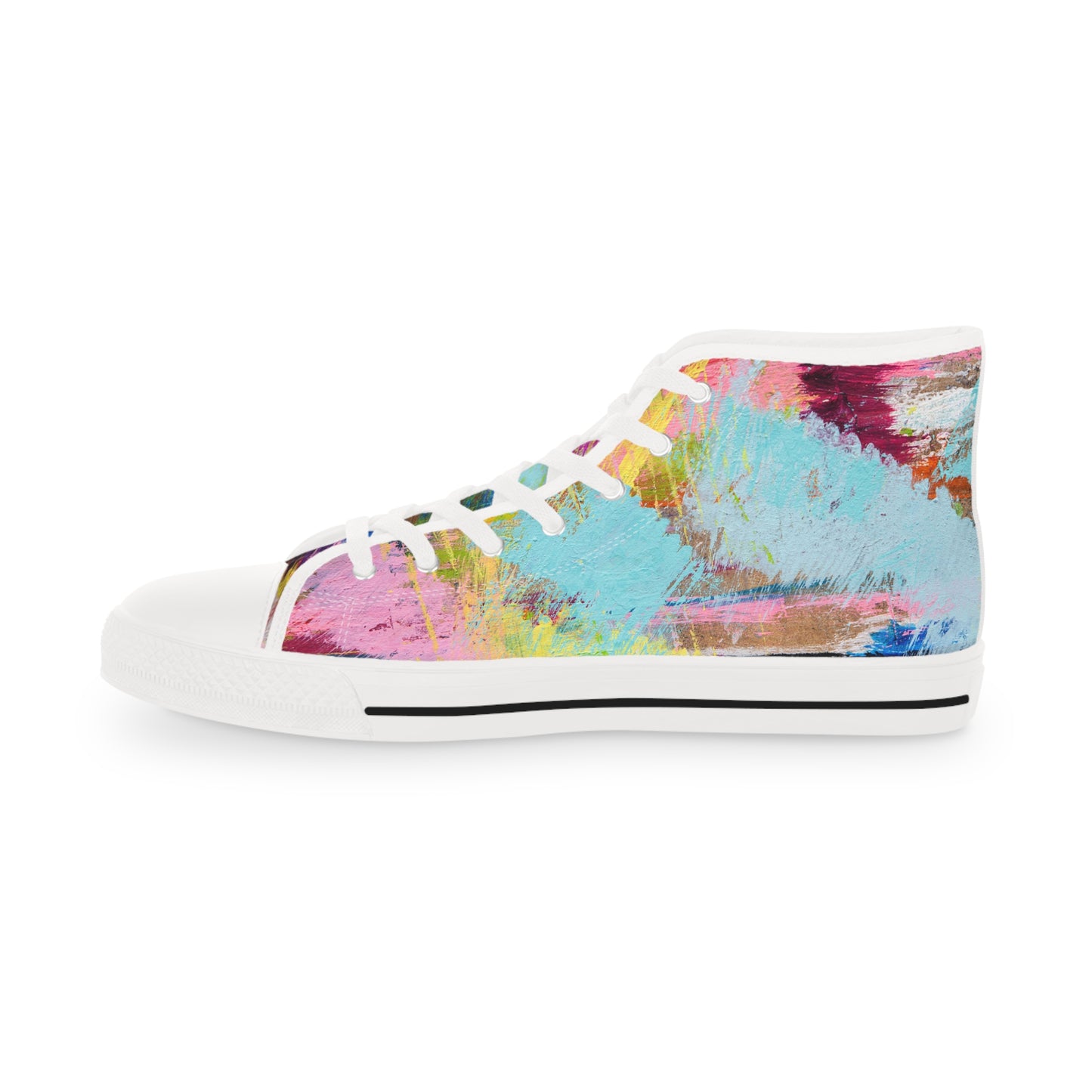 Flickering Shards - Men's High Top Sneakers