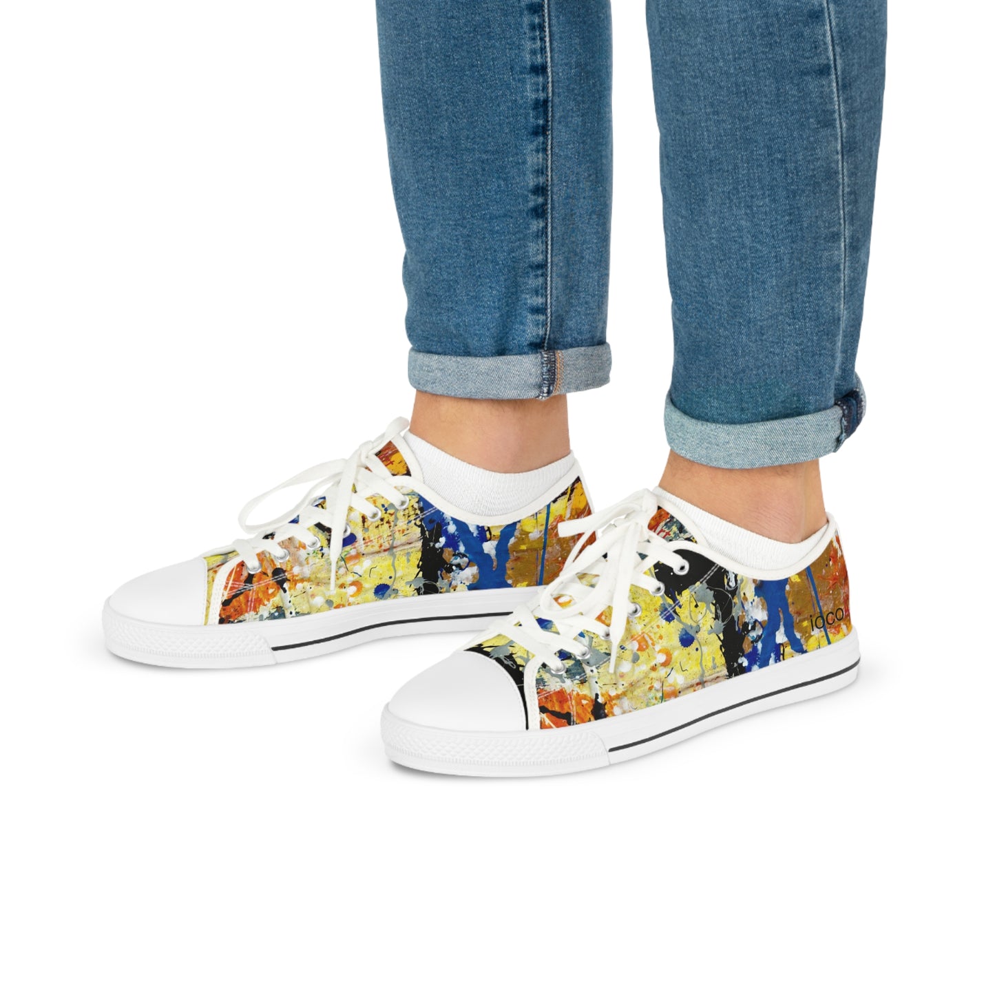 Wish Blue - Men's Low Top Sneakers