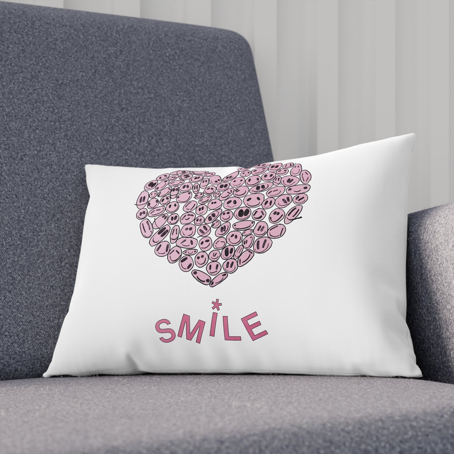 PINK Heart SMILE - Cushion
