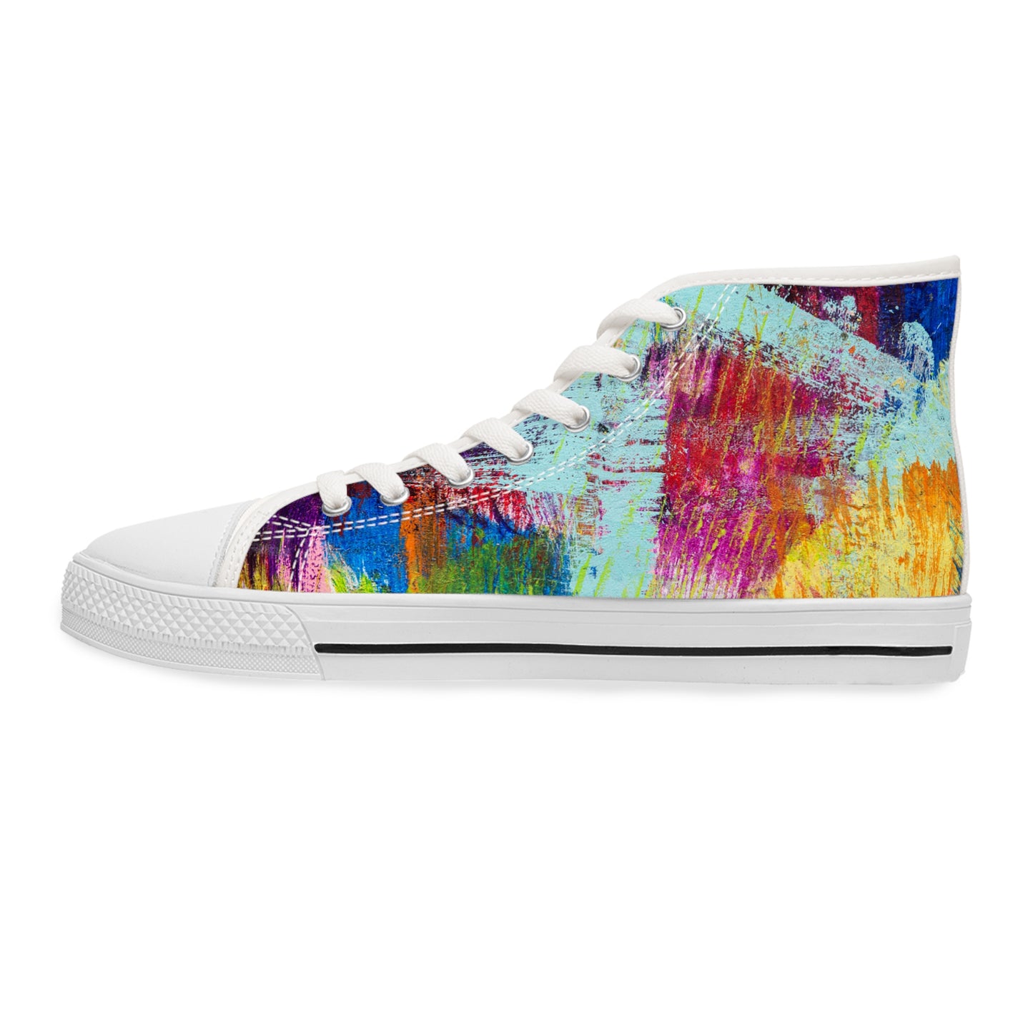 Flickering Shards - Women's High Top Sneakers