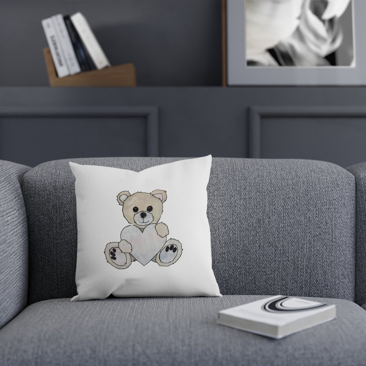 Teddy Bear, Blonde - Cushion