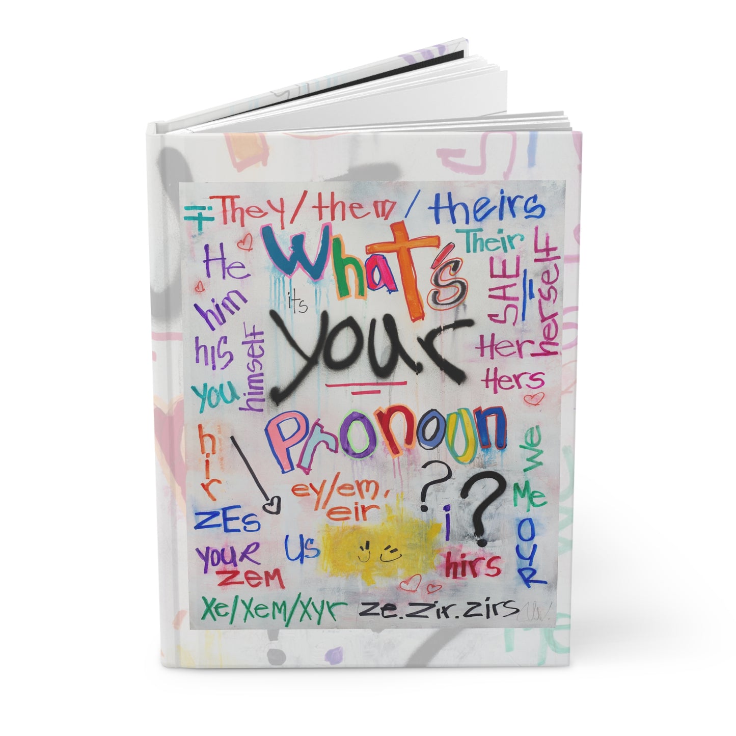 What's your Pronoun - Hardcover Journal