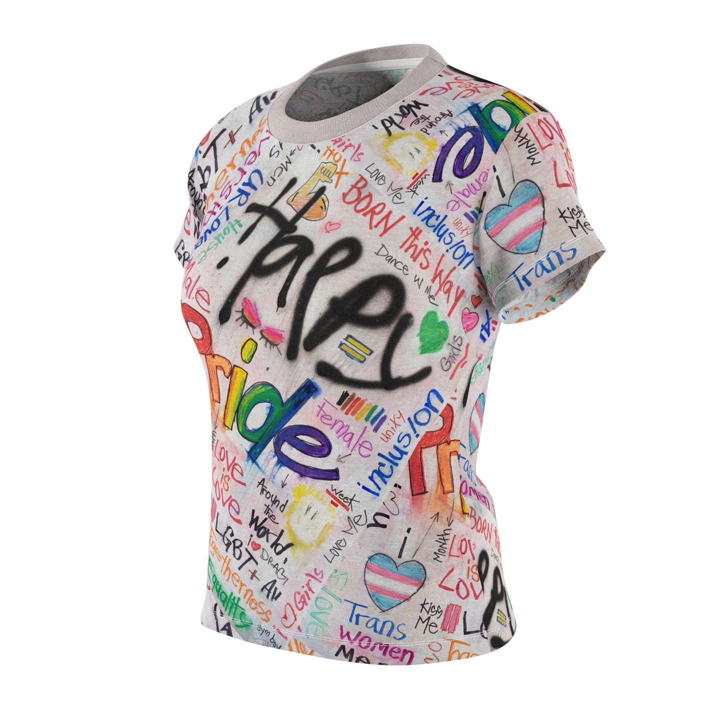 Happy Pride - Women's Cut & Sew Tee