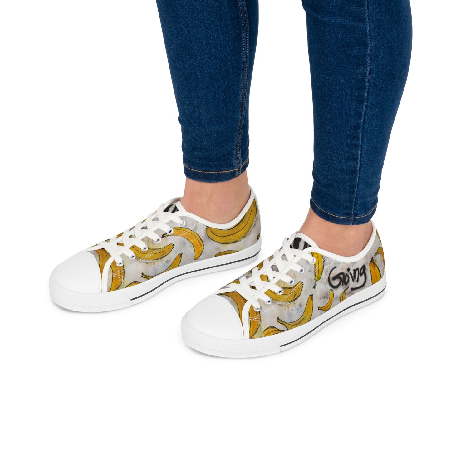 Going Bananas - Women's Low Top Sneakers