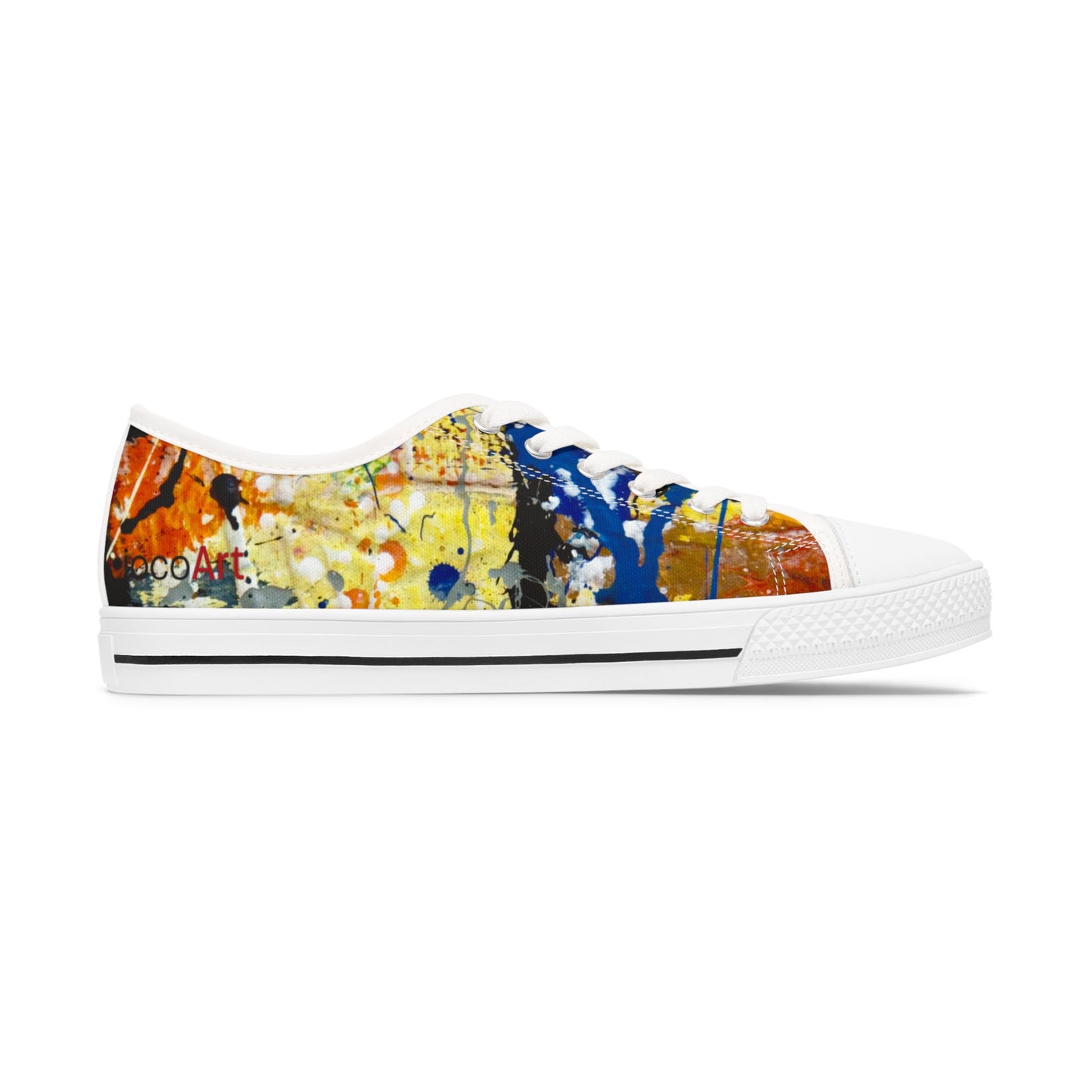 Wish Blue - Women's Low Top Sneakers