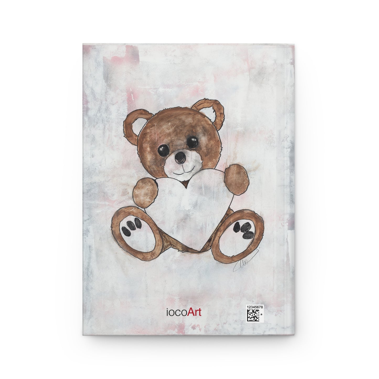 Teddy Bear, Brown - Hardcover Journal