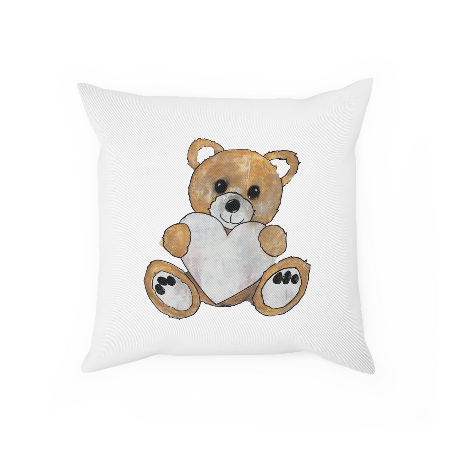 Teddy Bear, Golden - Cushion