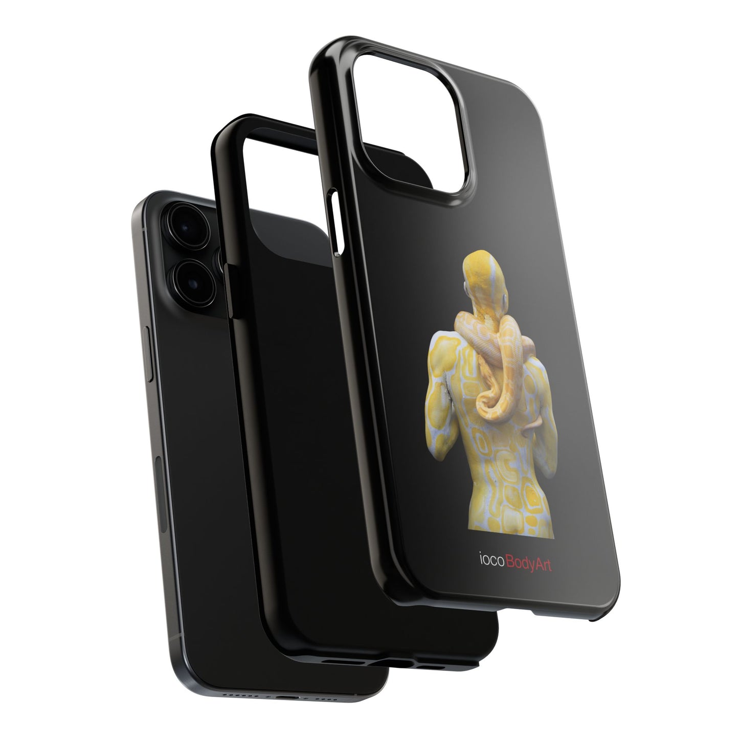 Albino Burmese Python - Tough Phone Cases