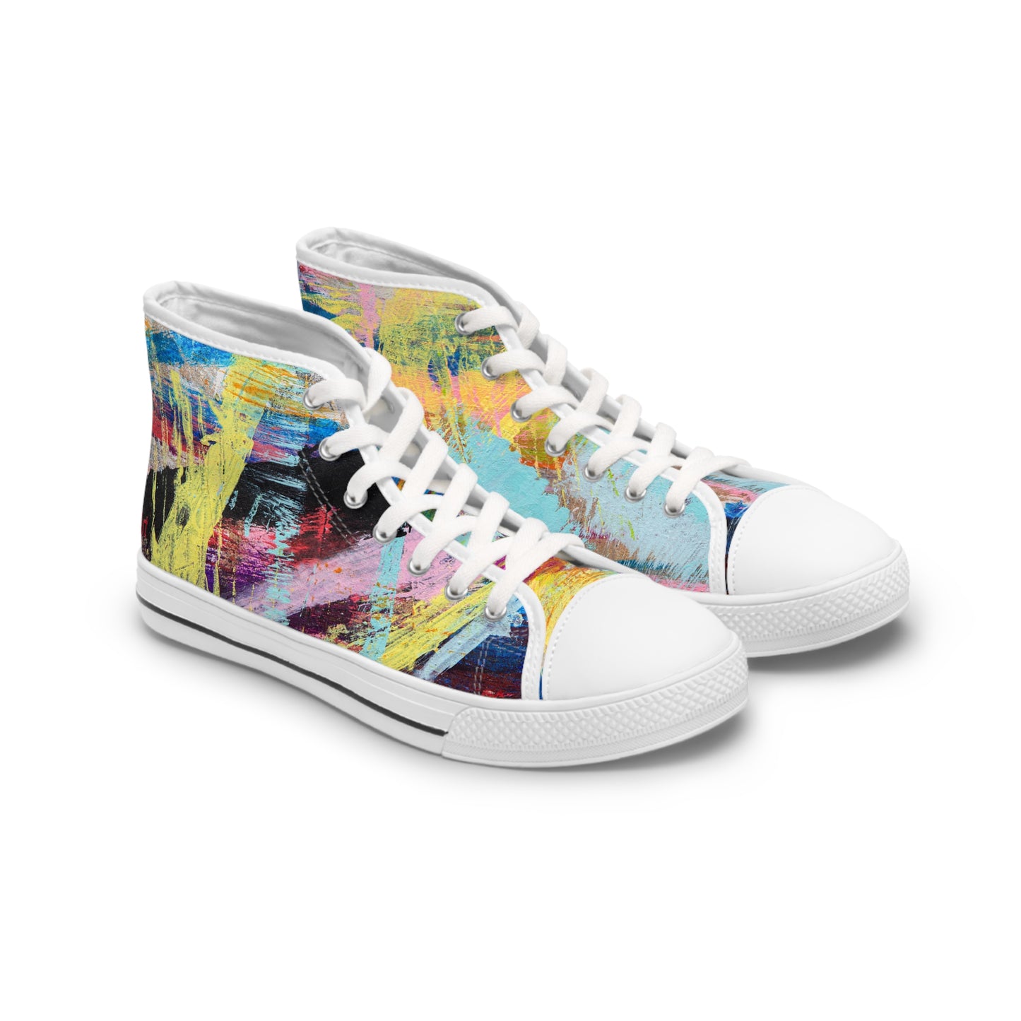 Flickering Shards - Women's High Top Sneakers