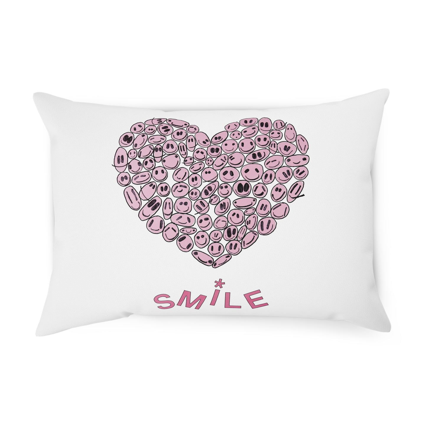 PINK Heart SMILE - Cushion