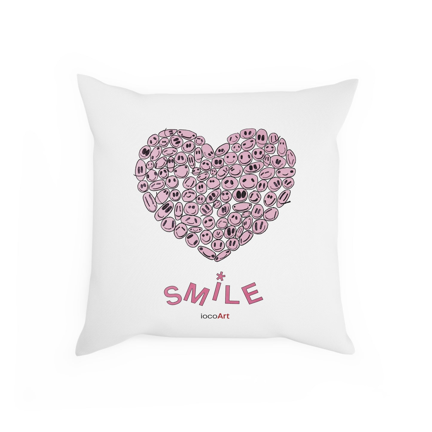 PINK Heart SMILE - Cushion