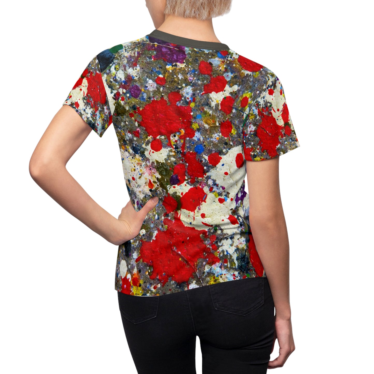 Orbiting Scarlett - Women's Cut & Sew Tee