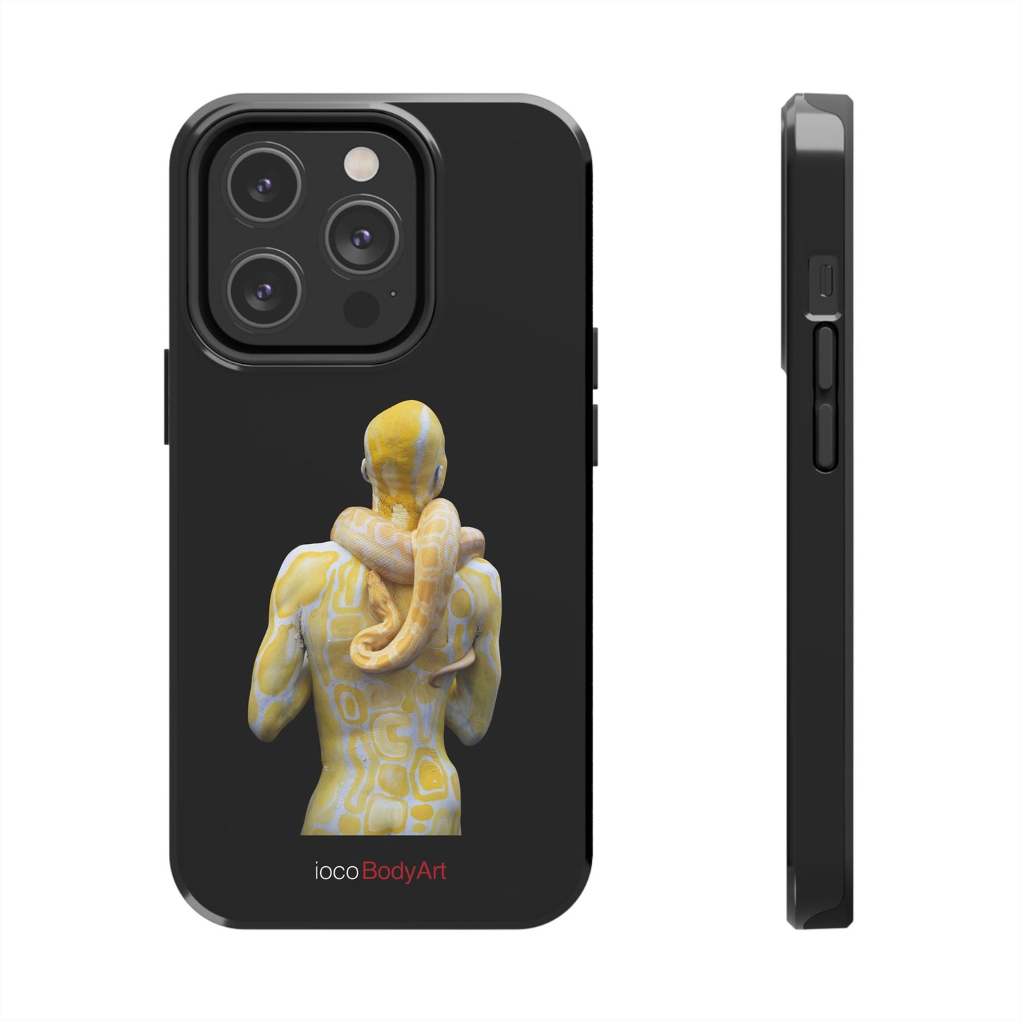 Albino Burmese Python - Tough Phone Cases